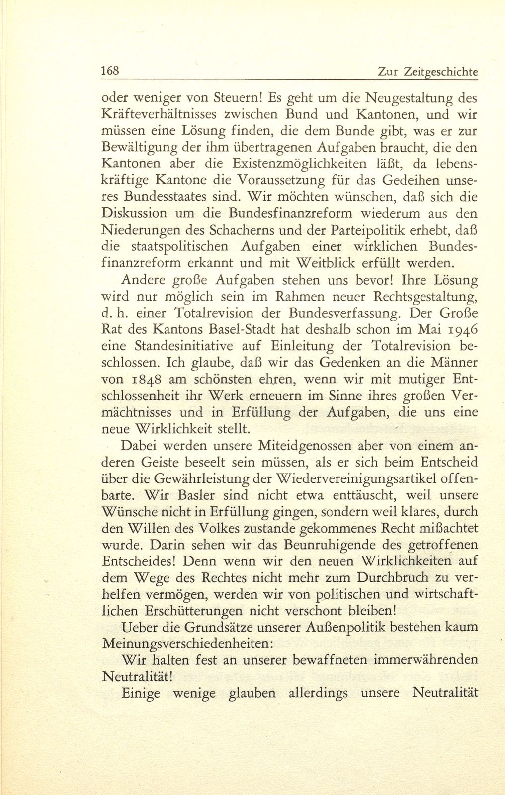 Zur Zeitgeschichte: Offizielle Verfassungsfeier in Basel am 5. Juni 1948 – Seite 9