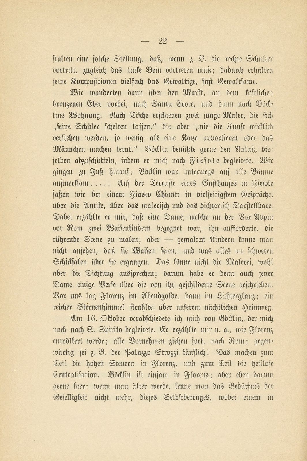 Erinnerungen an Arnold Böcklin nach Tagebuchnotizen eines Studenten – Seite 20