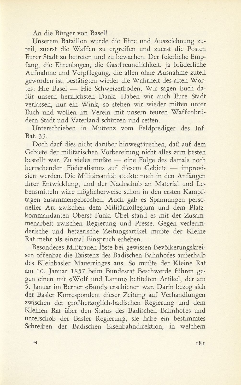 Der Neuenburger Handel (1856/57) und der Savoyerkonflikt (1860) in baslerischer Sicht – Seite 25