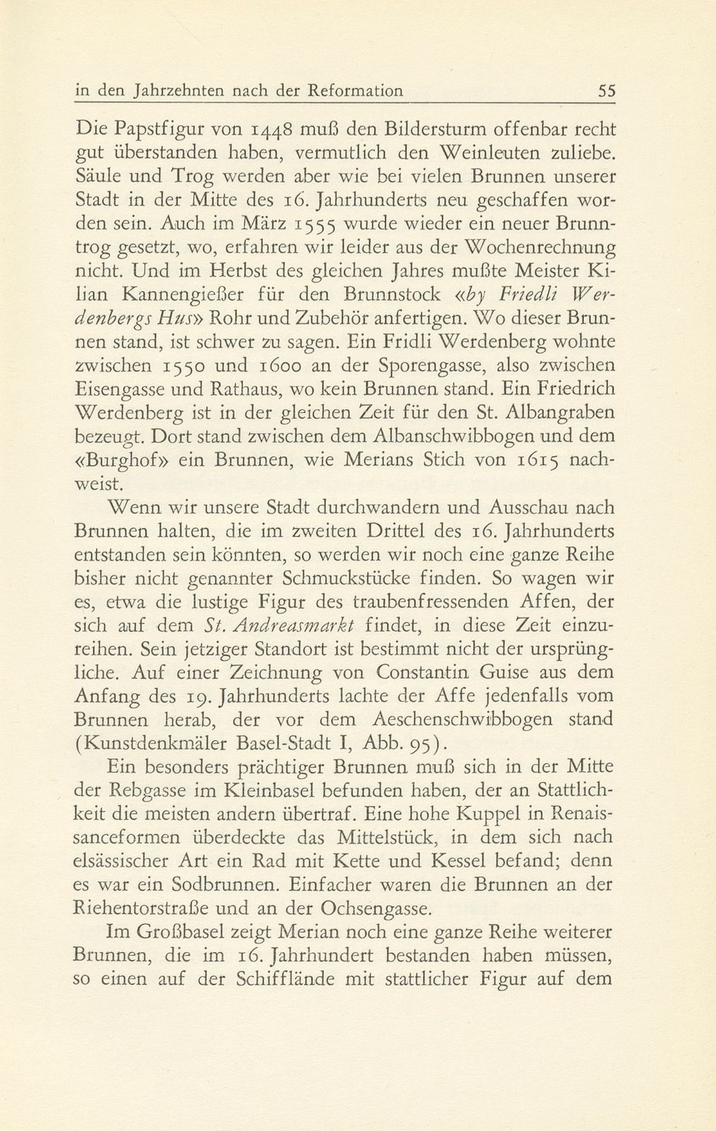 Von Basels öffentlicher Bau- und Kunstpflege in den Jahrzehnten nach der Reformation 1529-1560 – Seite 35