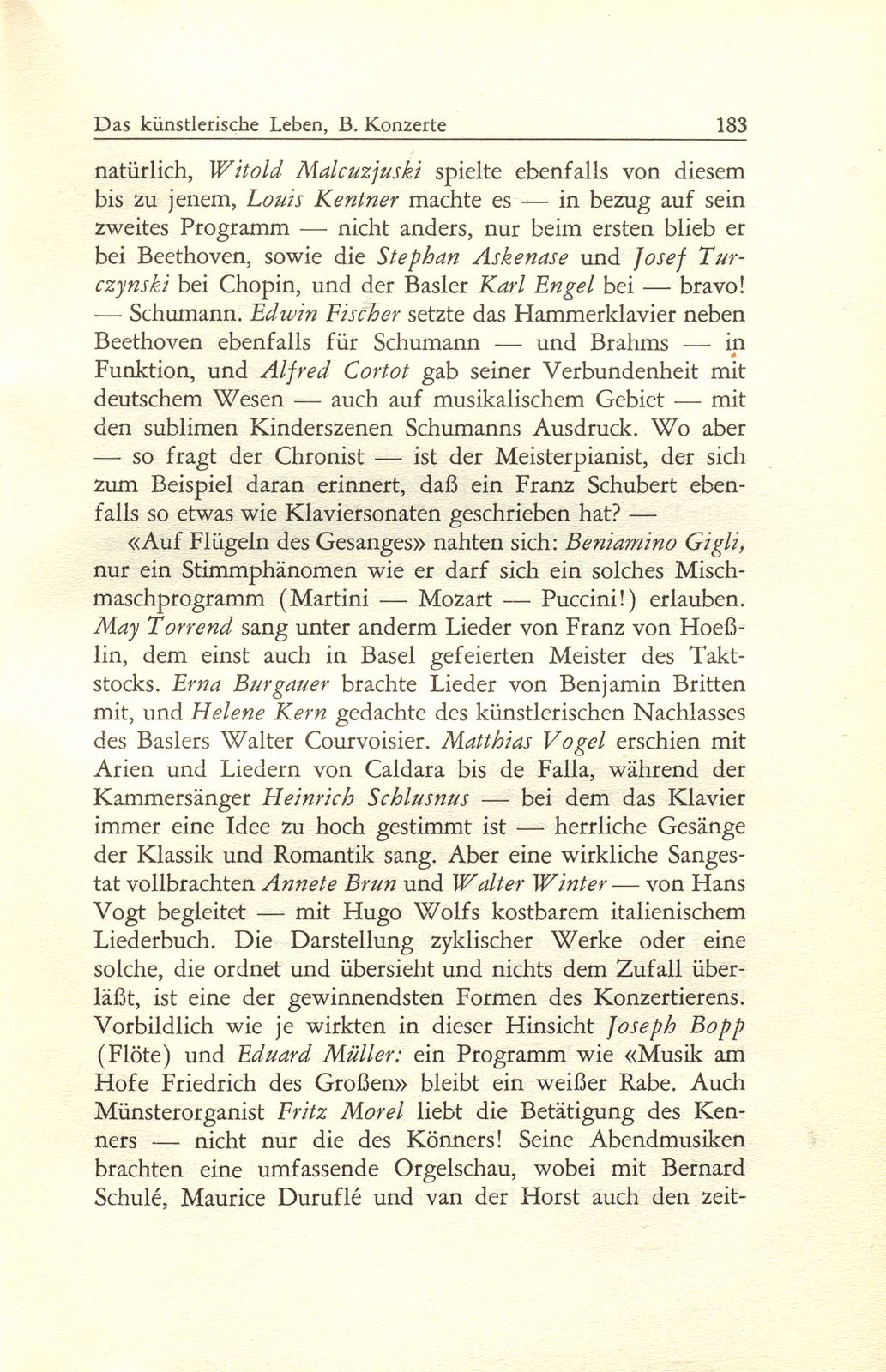 Das künstlerische Leben in Basel vom 1. Oktober 1947 bis 30. September 1948 – Seite 10