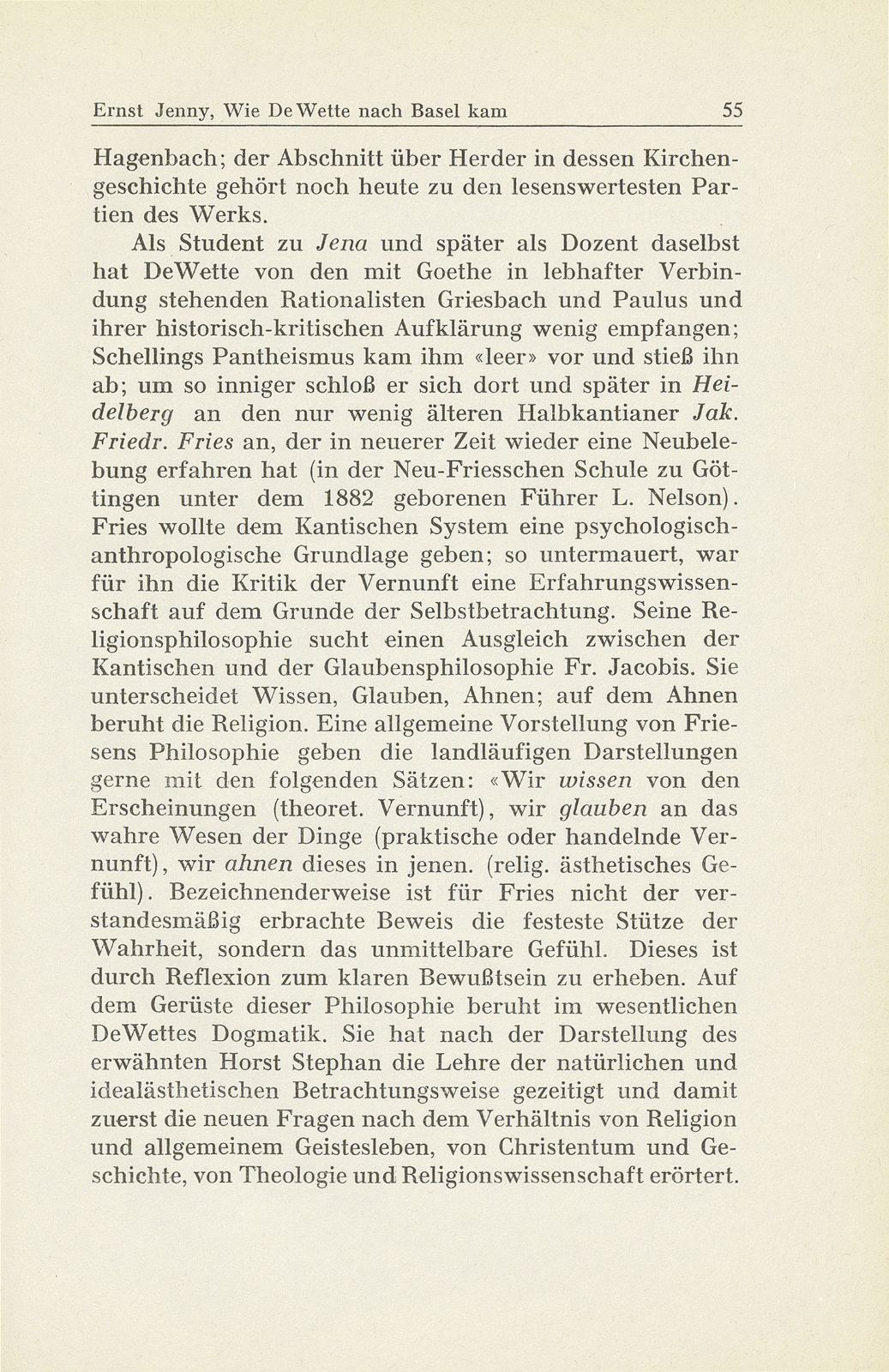 Wie De Wette nach Basel kam – Seite 5