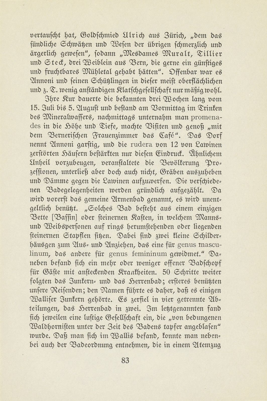 Aus den Wanderjahren des Hieronymus Annoni (1697-1770) – Seite 19