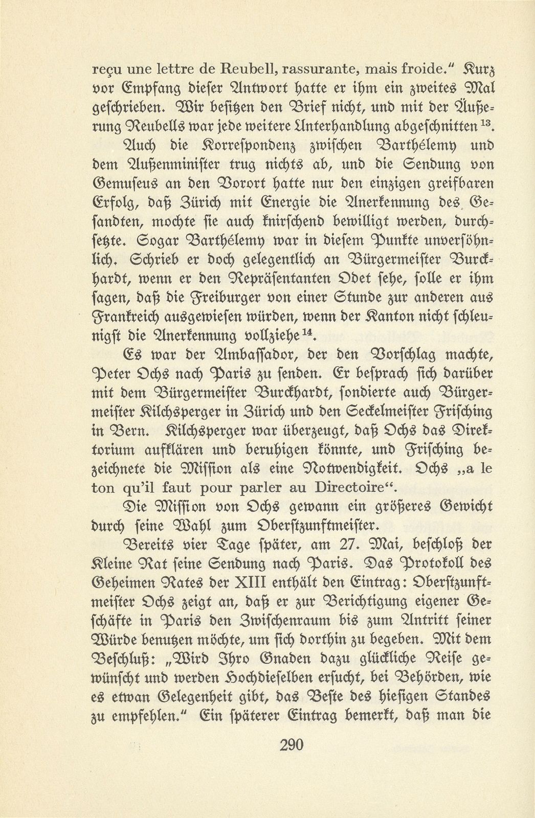 Die Basler Friedensbotschaft an das französische Direktorium 1796 – Seite 21