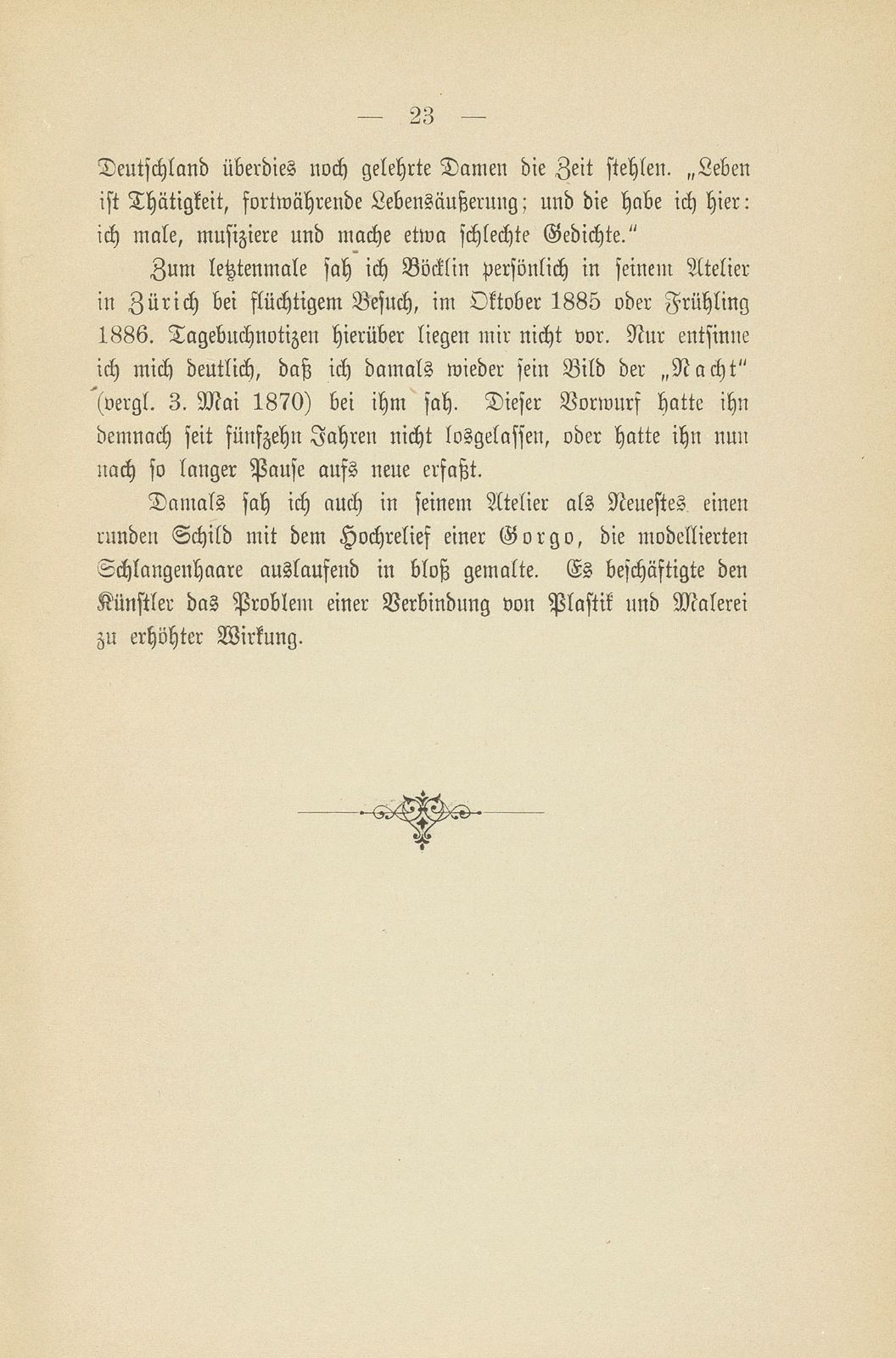 Erinnerungen an Arnold Böcklin nach Tagebuchnotizen eines Studenten – Seite 21