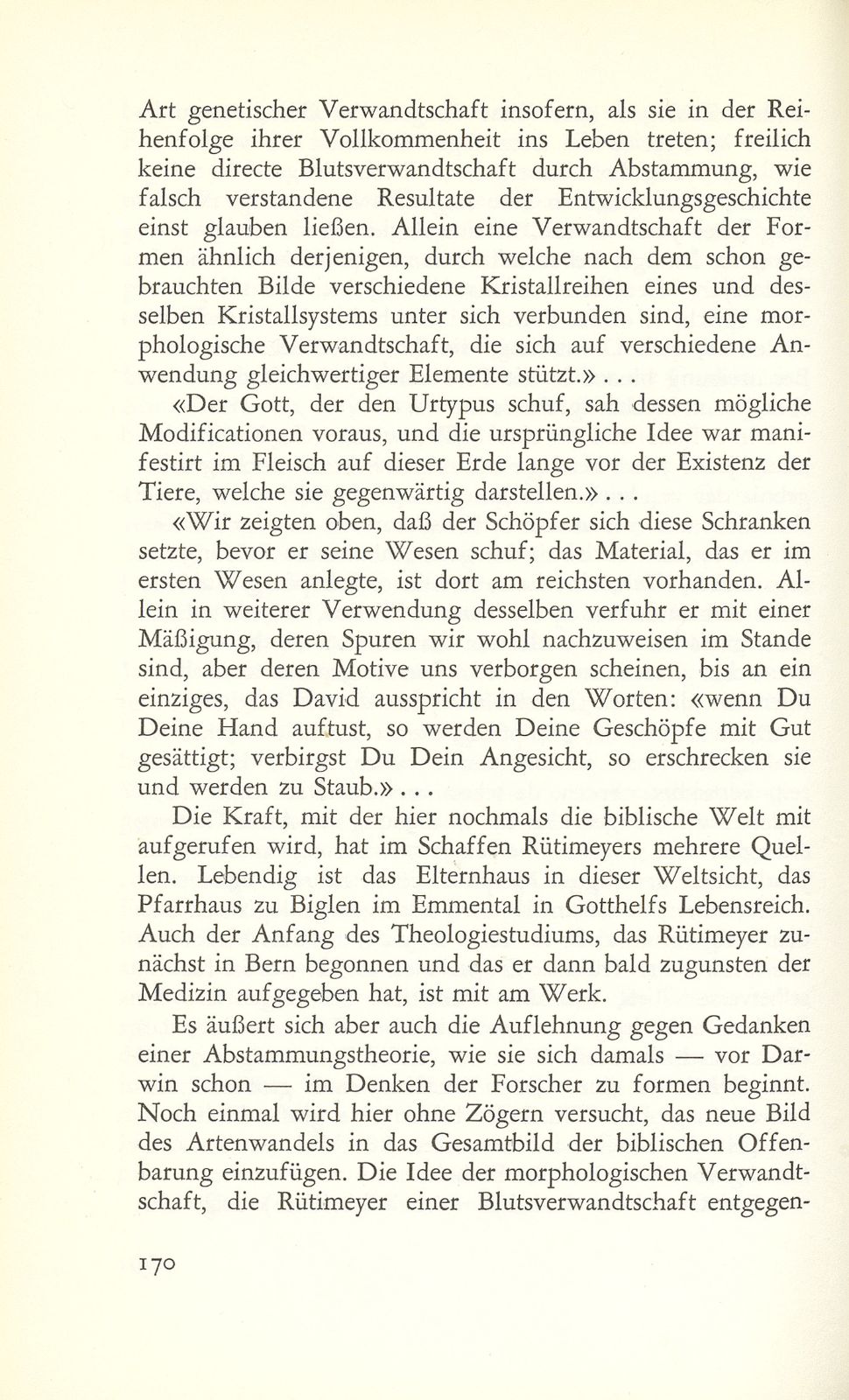 Die Frühzeit des Darwinismus im Werk Ludwig Rütimeyers – Seite 7