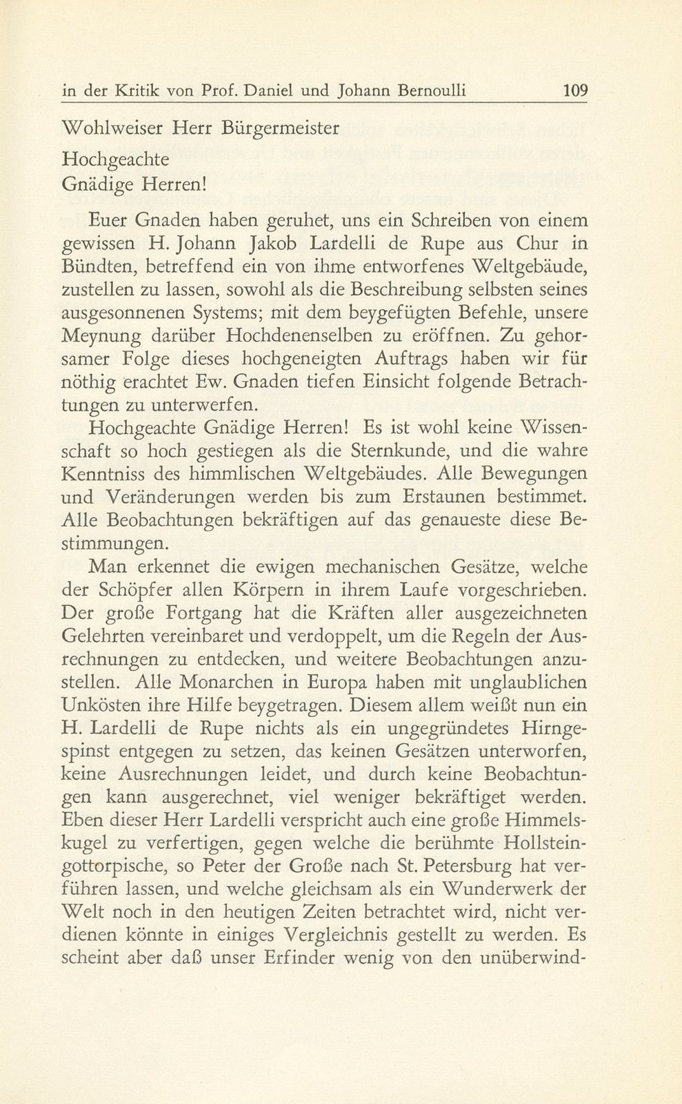 Das Lardellische Weltsystem von 1777 in der Kritik von Daniel und Johann Bernoulli – Seite 10