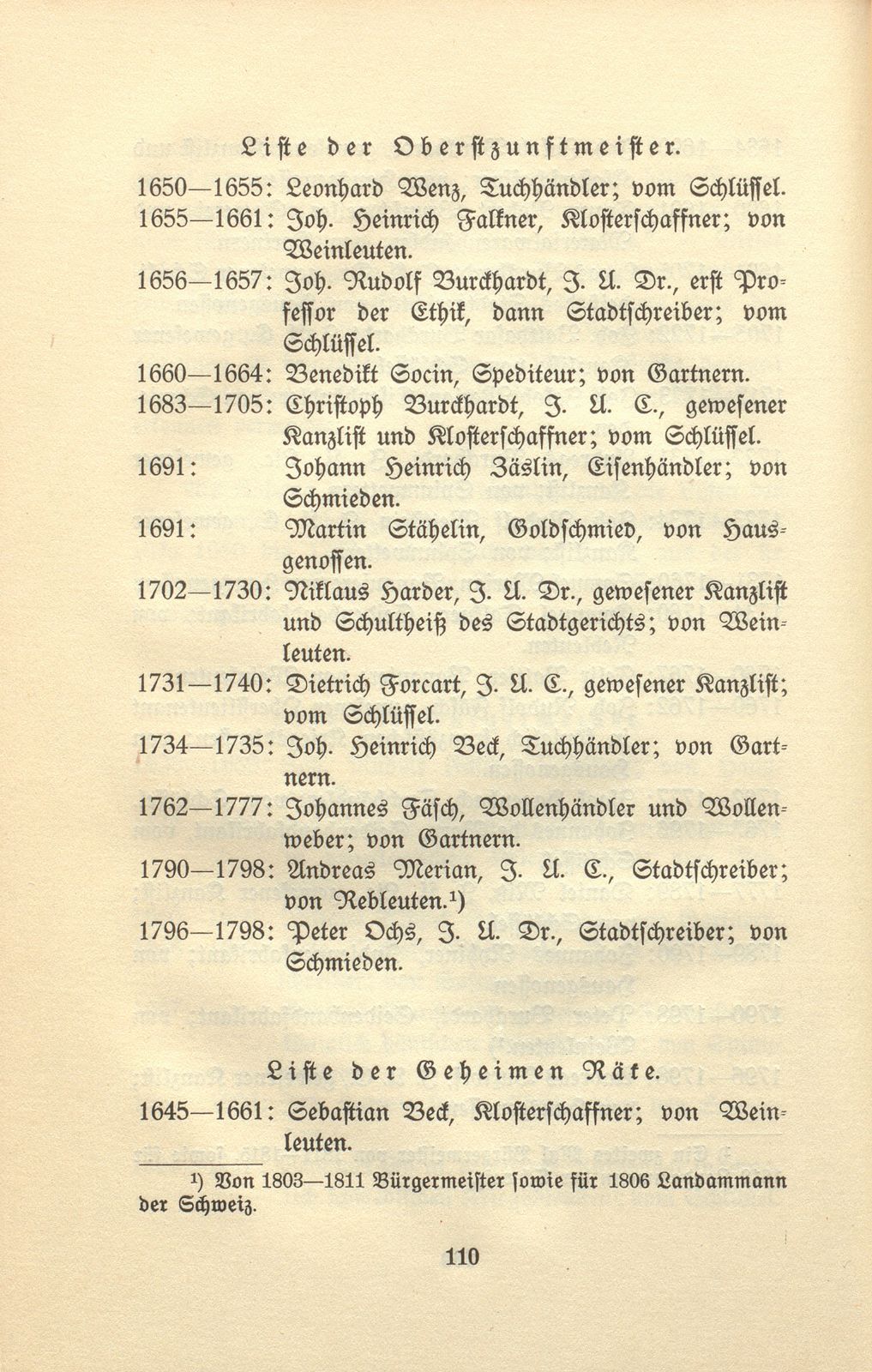 Stände und Verfassung in Basel vom 16. bis 18. Jahrhundert – Seite 41