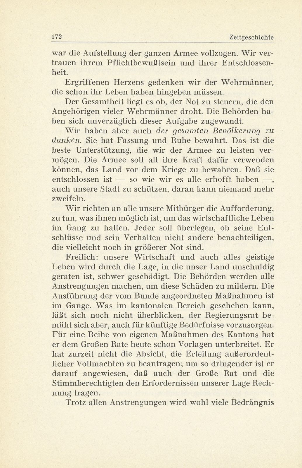 Zeitgeschichte: 2. Krieg und Grenzbesetzung – Seite 2