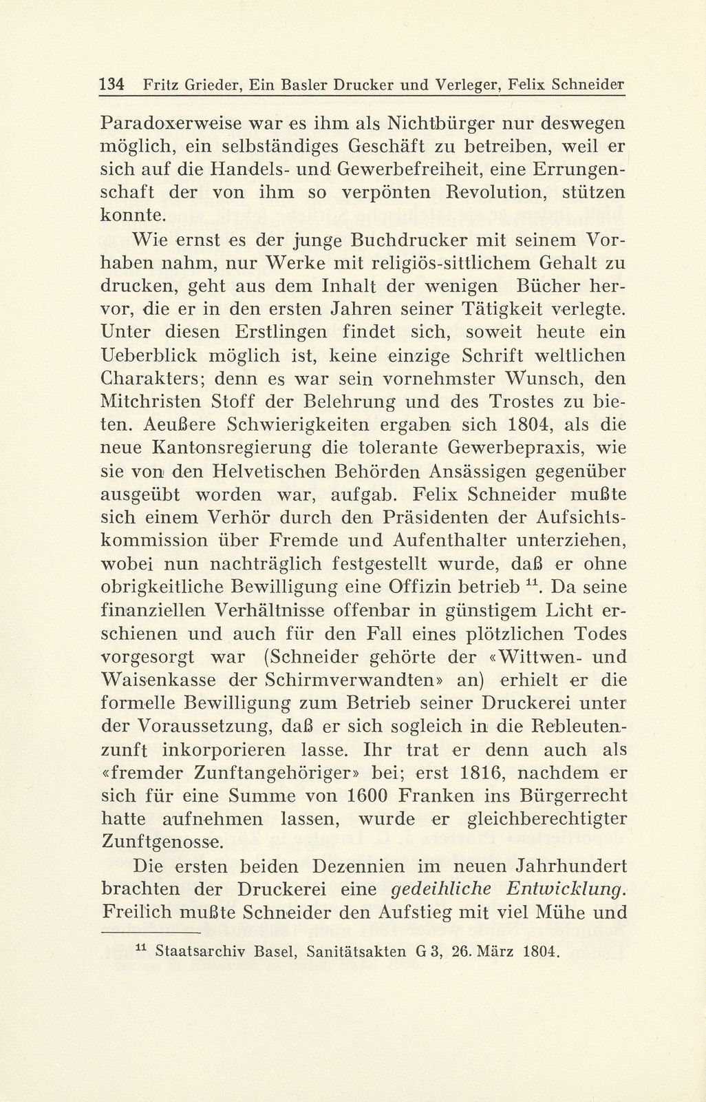 Ein Basler Drucker und Verleger im Dienste des Pietismus: Felix Schneider (1768-1845) – Seite 11