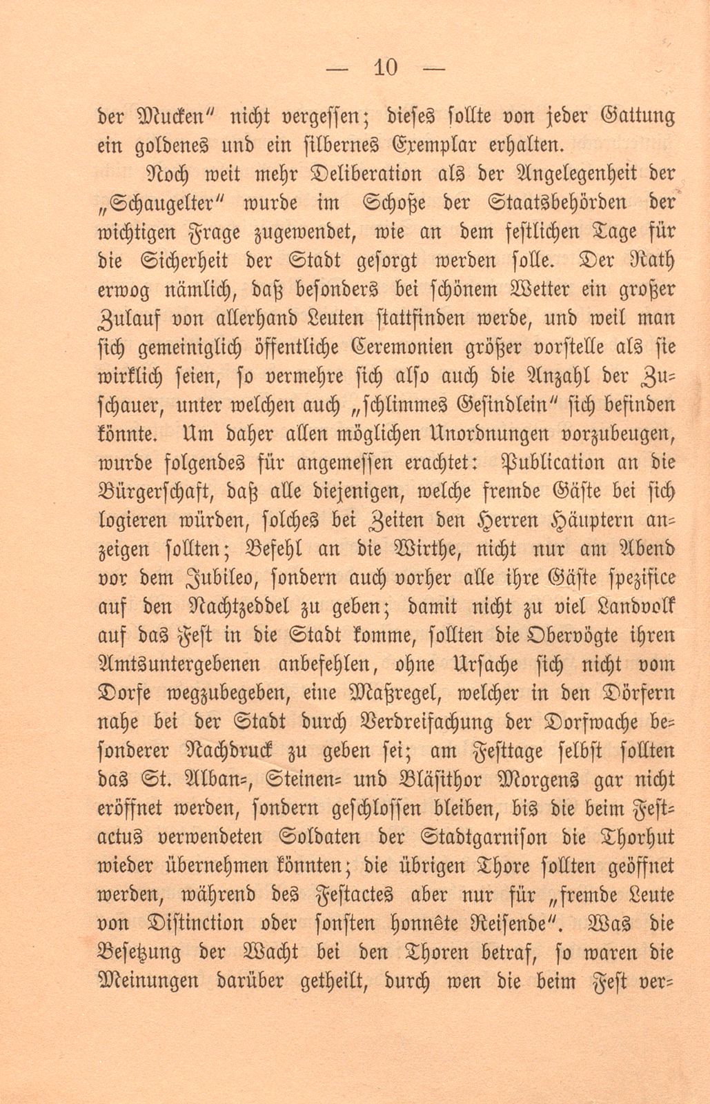 Die dritte Säcularfeier der Universität Basel 1760 – Seite 10