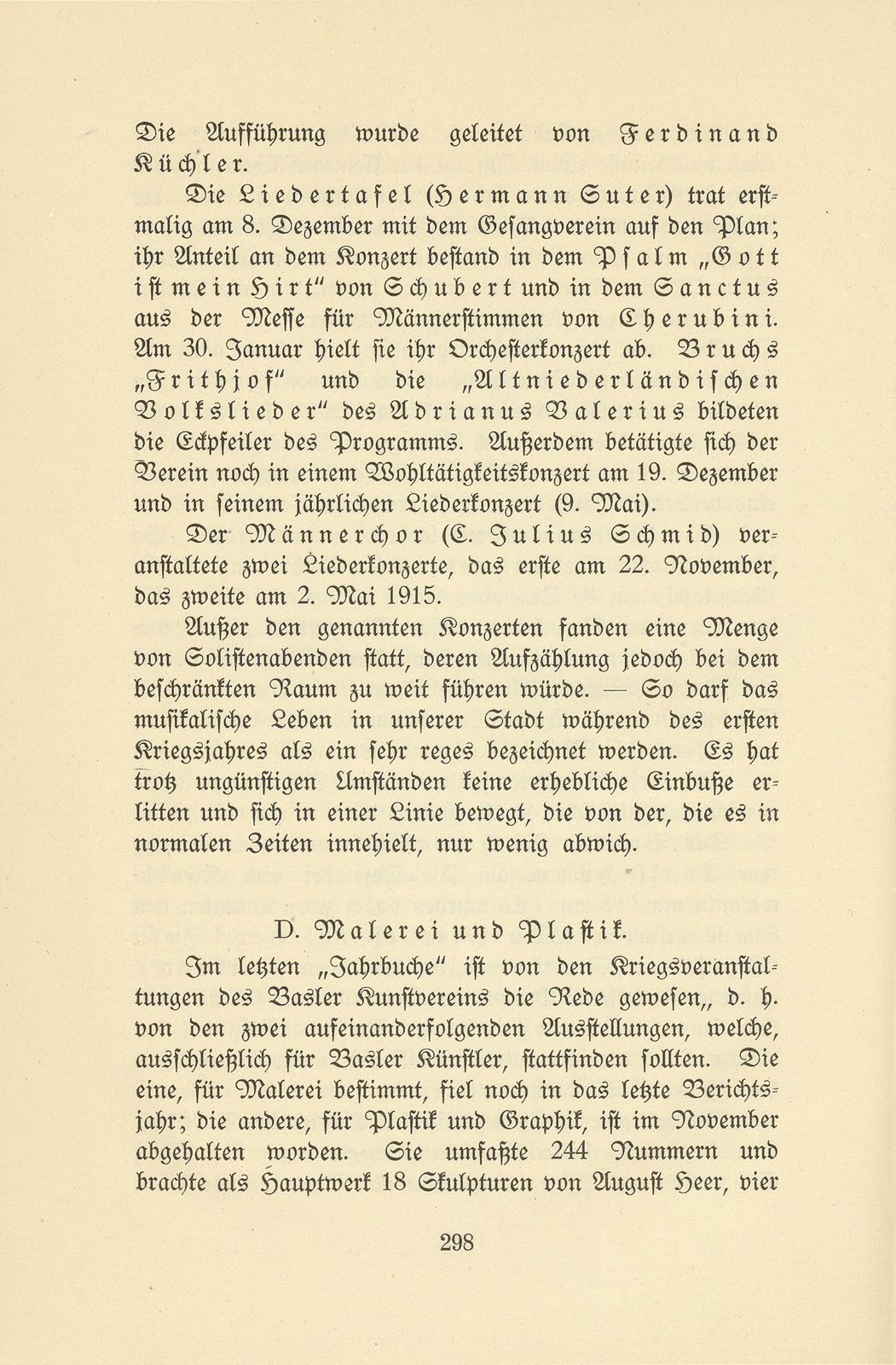 Das künstlerische Leben in Basel vom 1. November 1914 bis 31. Oktober 1915 – Seite 3