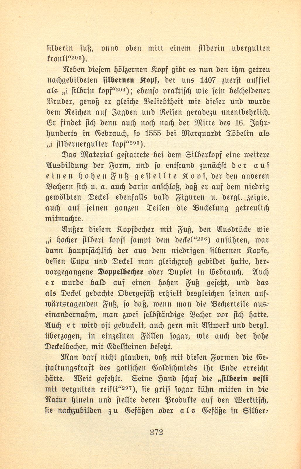 Der Basler Hausrat im Zeitalter der Spätgotik. (An Hand der schriftlichen Überlieferung.) – Seite 32