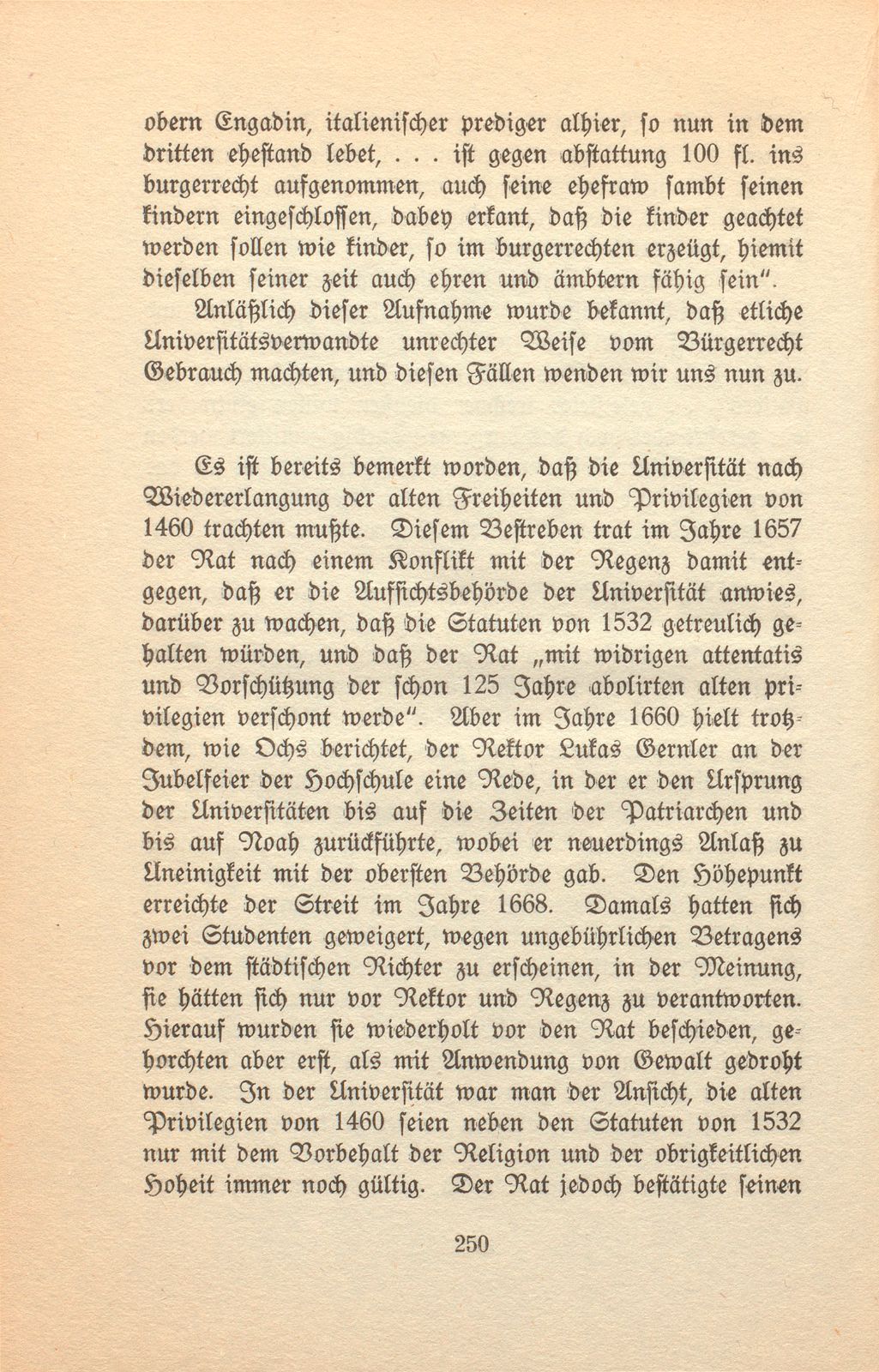 Vom Zuwachs der Basler Bürgerschaft aus der Universität bis zur Revolutionszeit – Seite 20