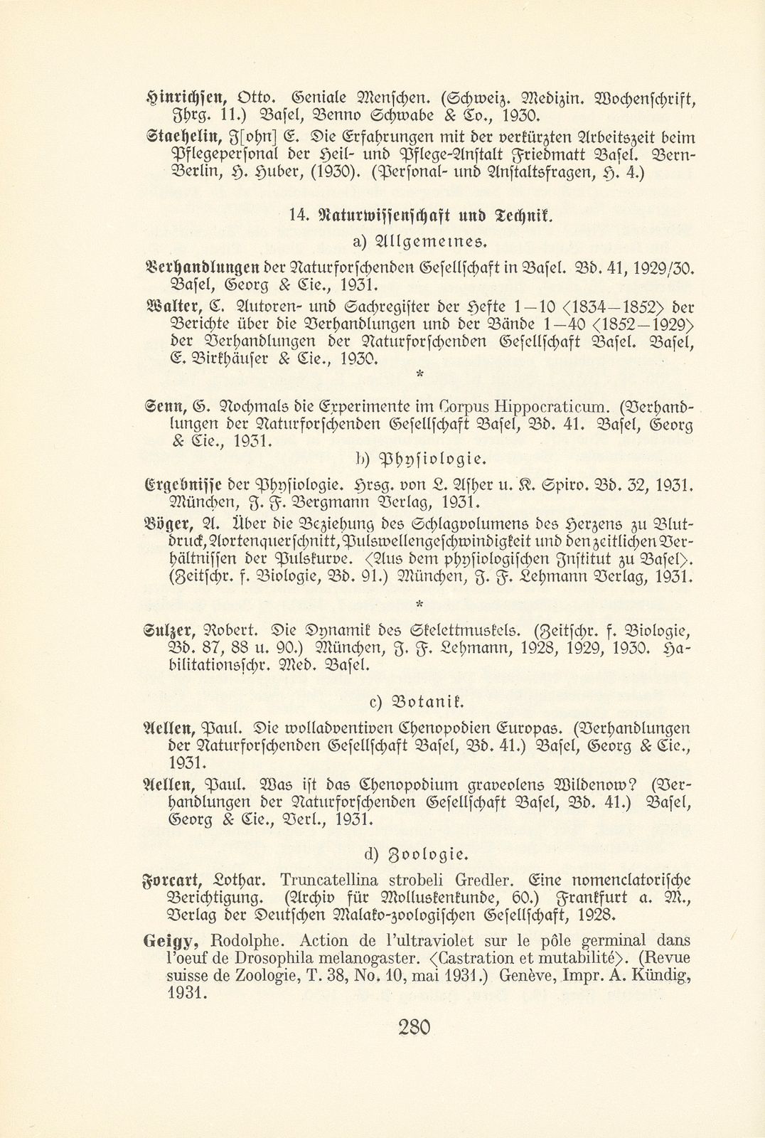 Basler Bibliographie 1931 – Seite 38