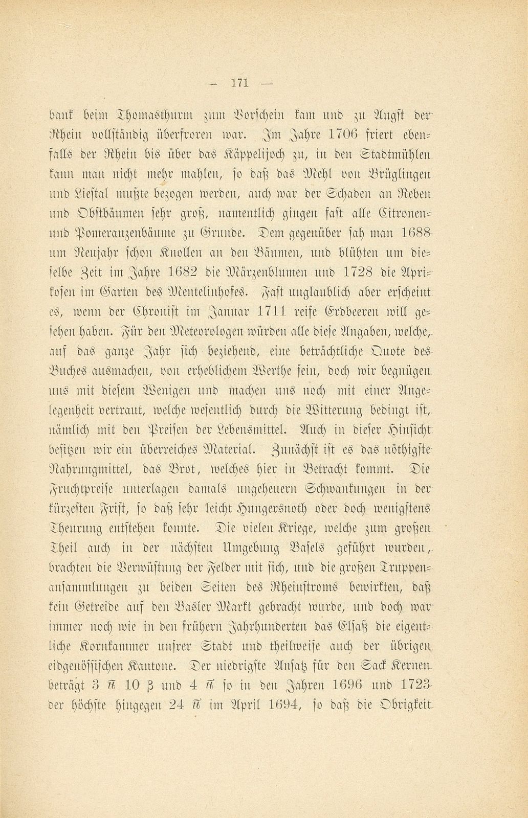 Mitteilungen aus einer Basler Chronik des beginnenden XVIII. Jahrhunderts [Sam. v. Brunn] – Seite 7