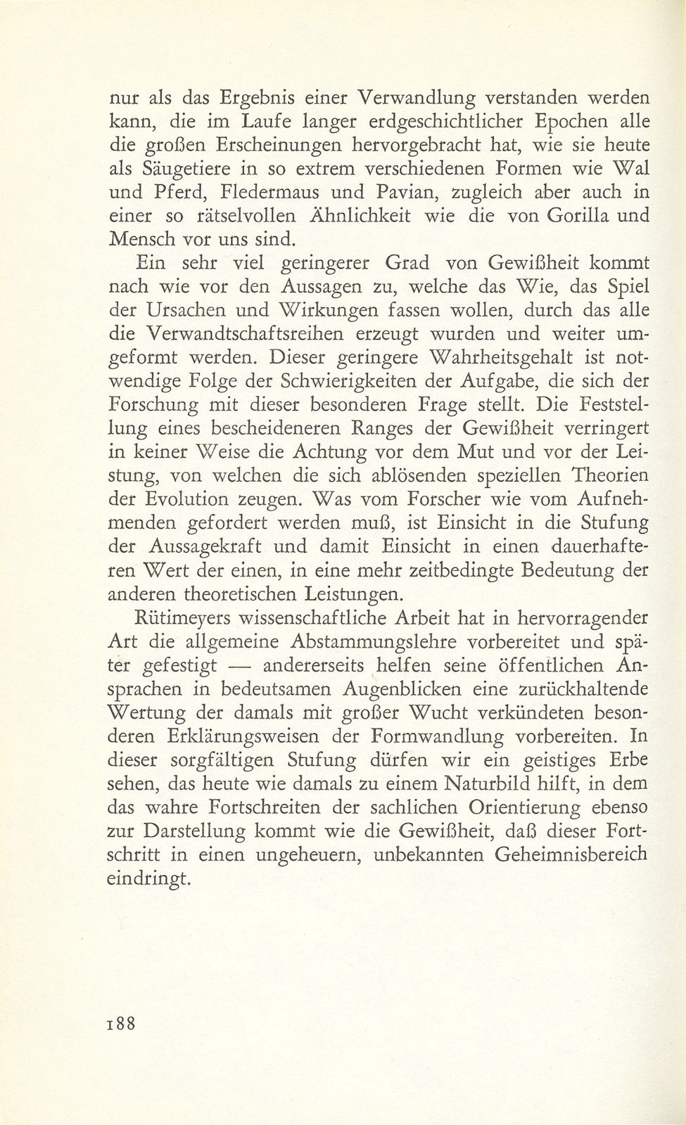 Die Frühzeit des Darwinismus im Werk Ludwig Rütimeyers – Seite 25