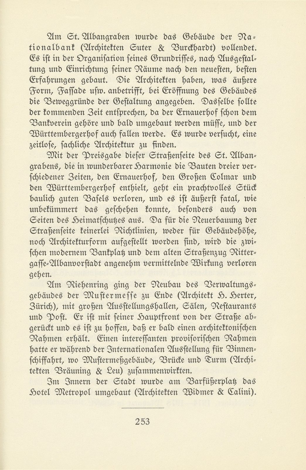 Das künstlerische Leben in Basel vom 1. Oktober 1925 bis 30. September 1926 – Seite 7