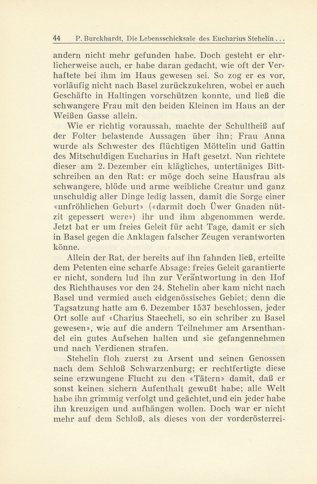 Die Lebensschicksale des Eucharius Stehelin und seine Zeitungsberichte aus dem Schmalkaldischen Krieg – Seite 10