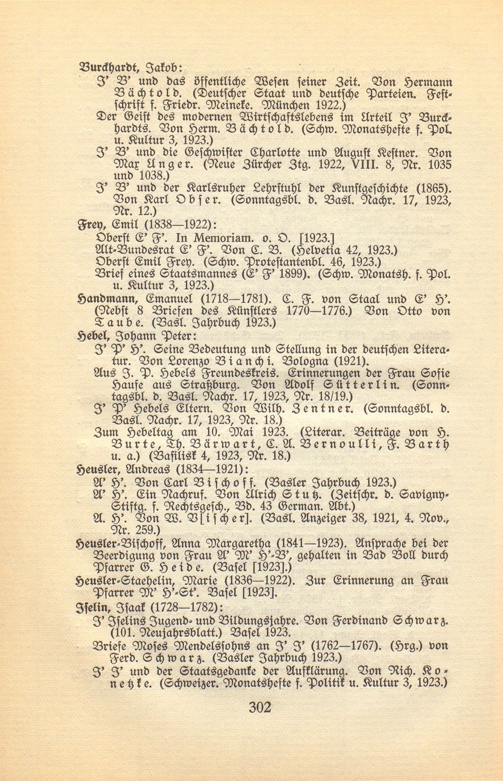 Basler Bibliographie 1923 – Seite 10