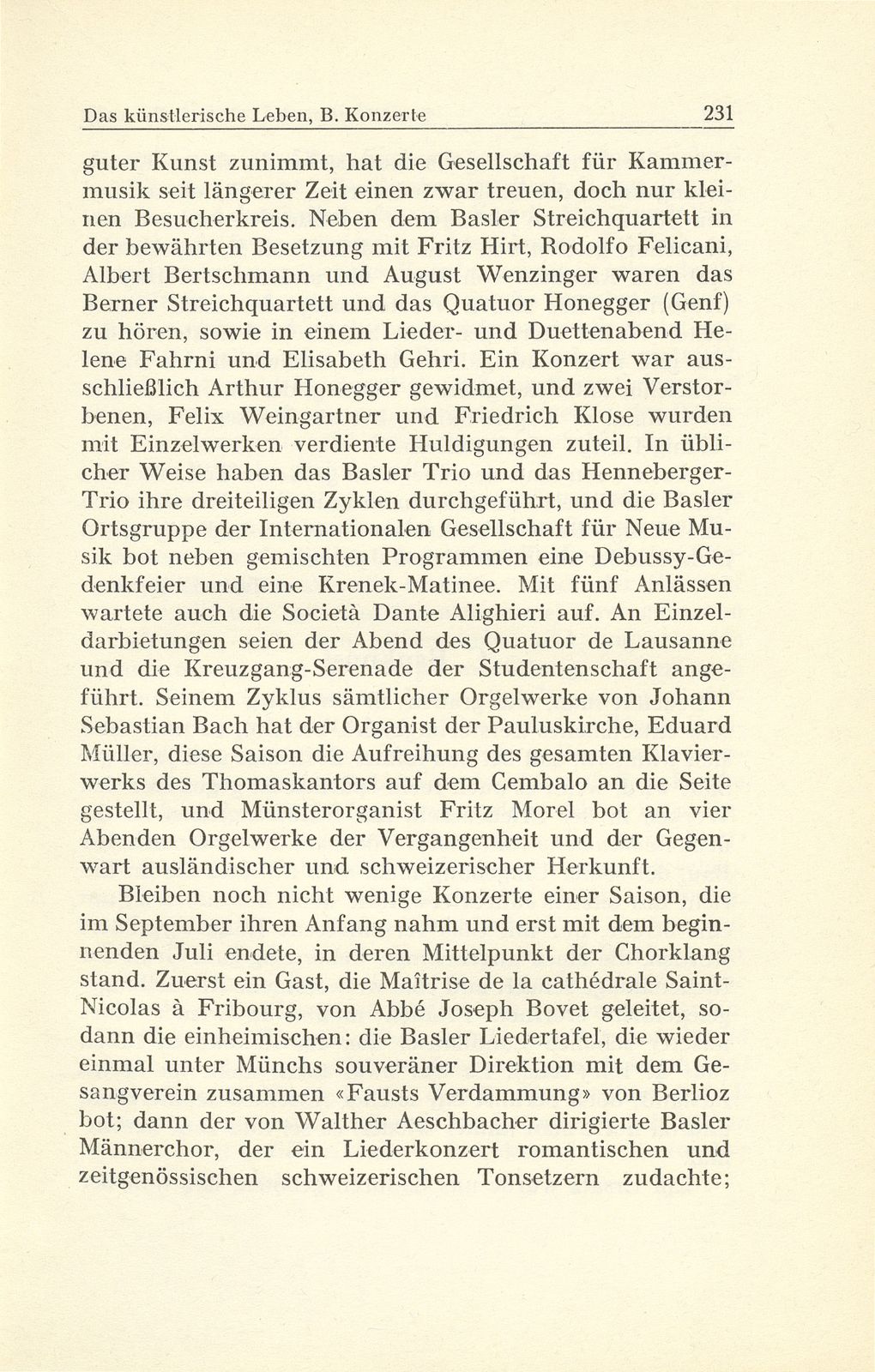 Das künstlerische Leben in Basel vom 1. Oktober 1942 bis 30. September 1943 – Seite 5