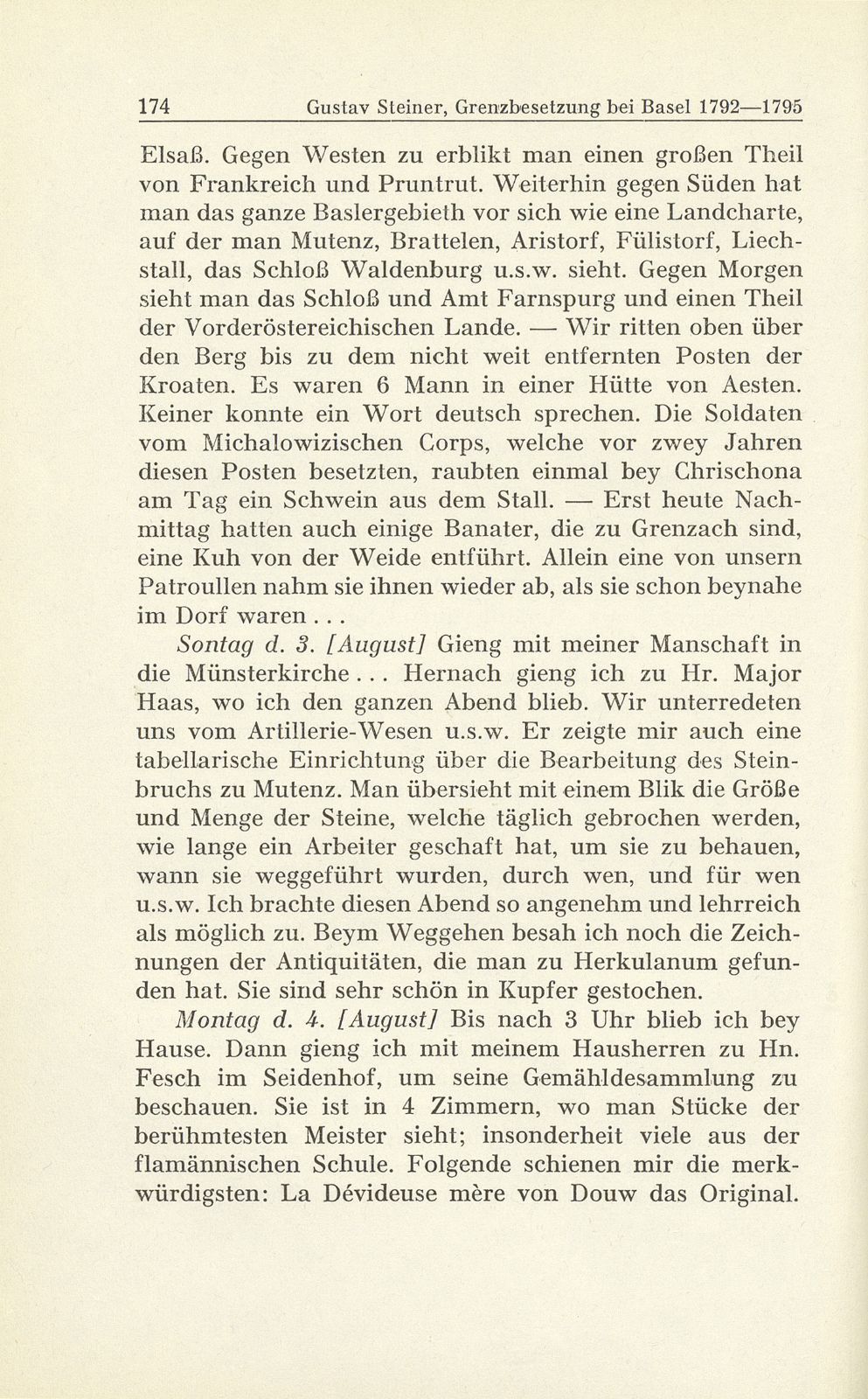 Grenzbesetzung bei Basel im Revolutionskrieg 1792-1795 – Seite 73