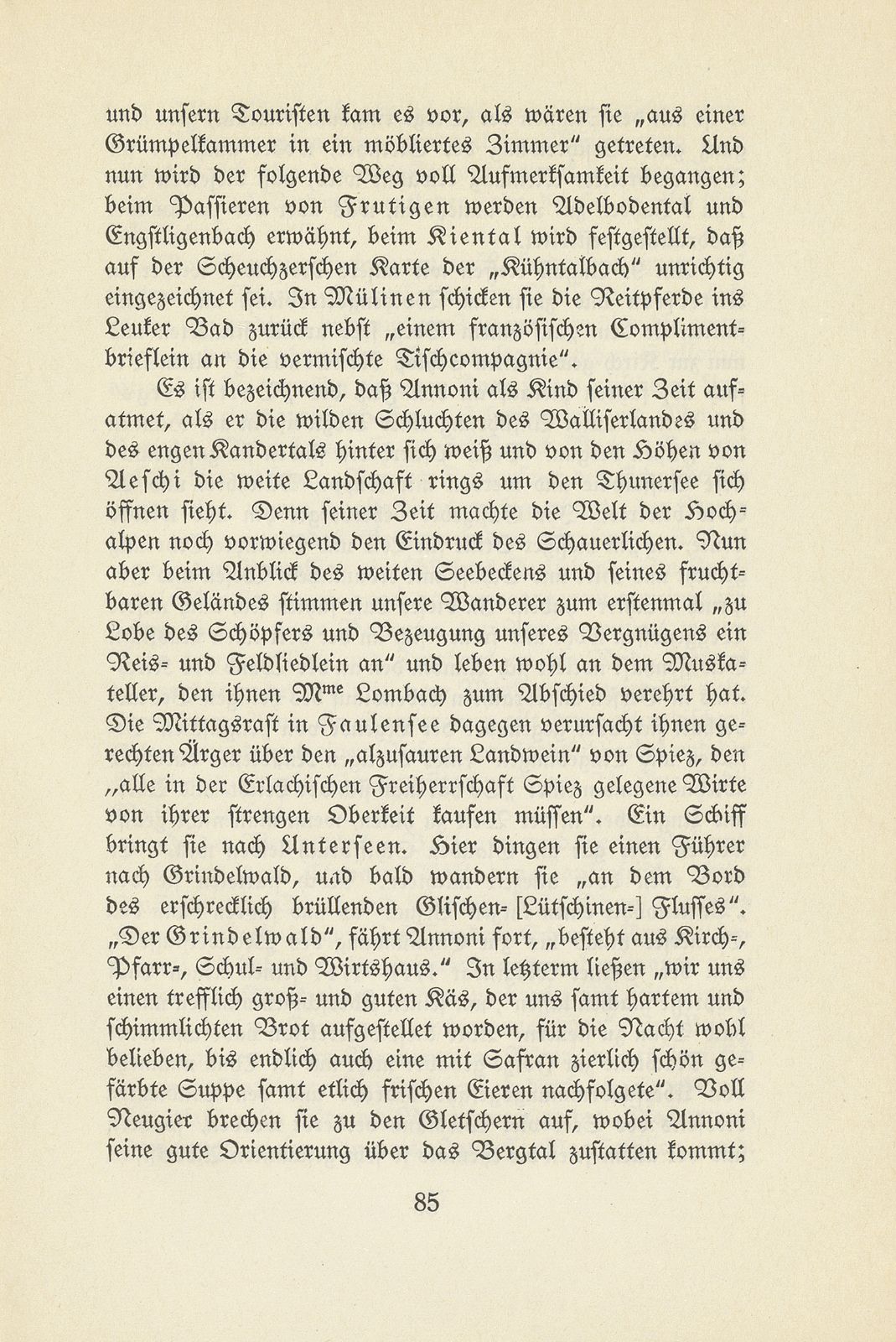 Aus den Wanderjahren des Hieronymus Annoni (1697-1770) – Seite 21