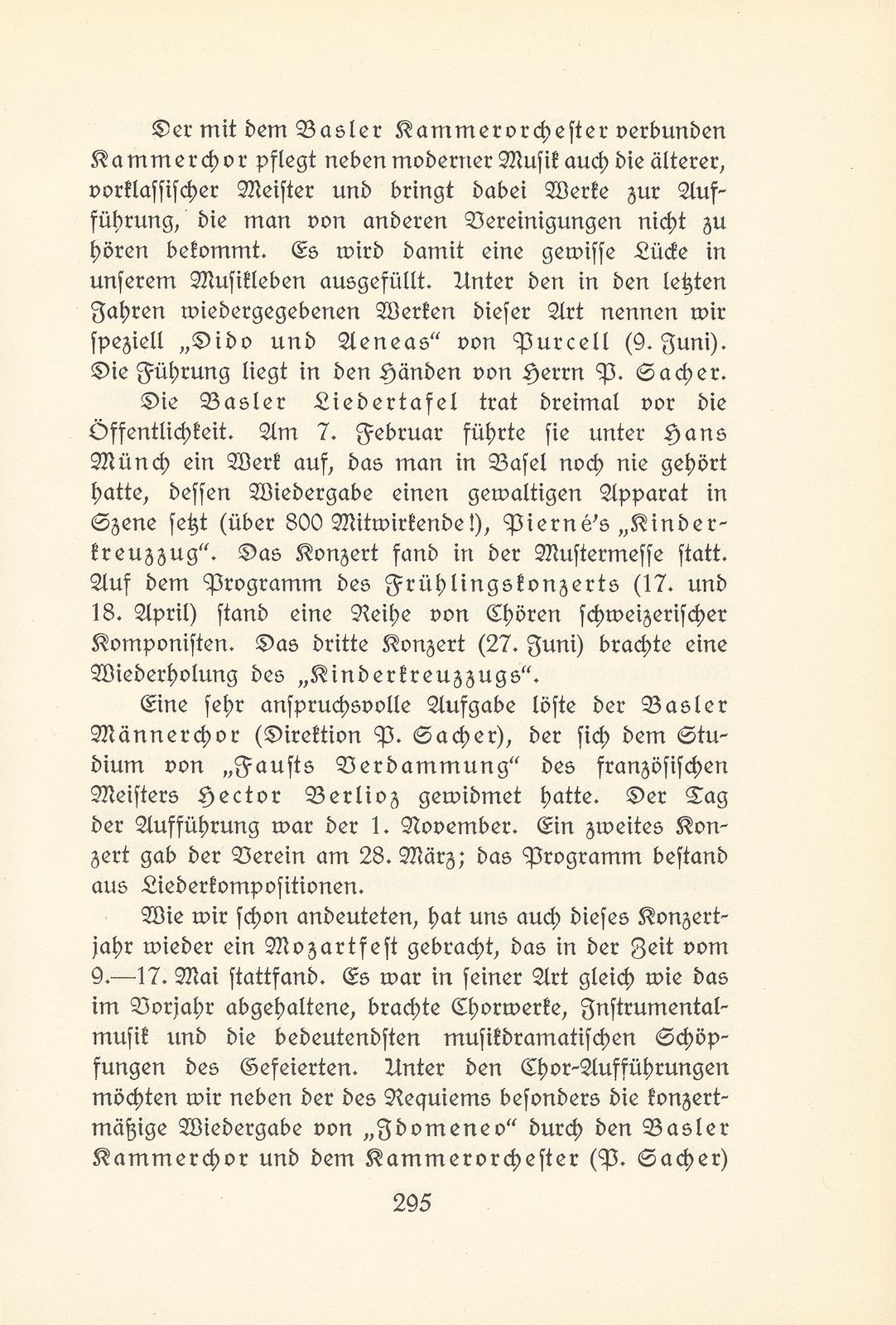 Das künstlerische Leben in Basel vom 1. Oktober 1930 bis 30. September 1931 – Seite 4