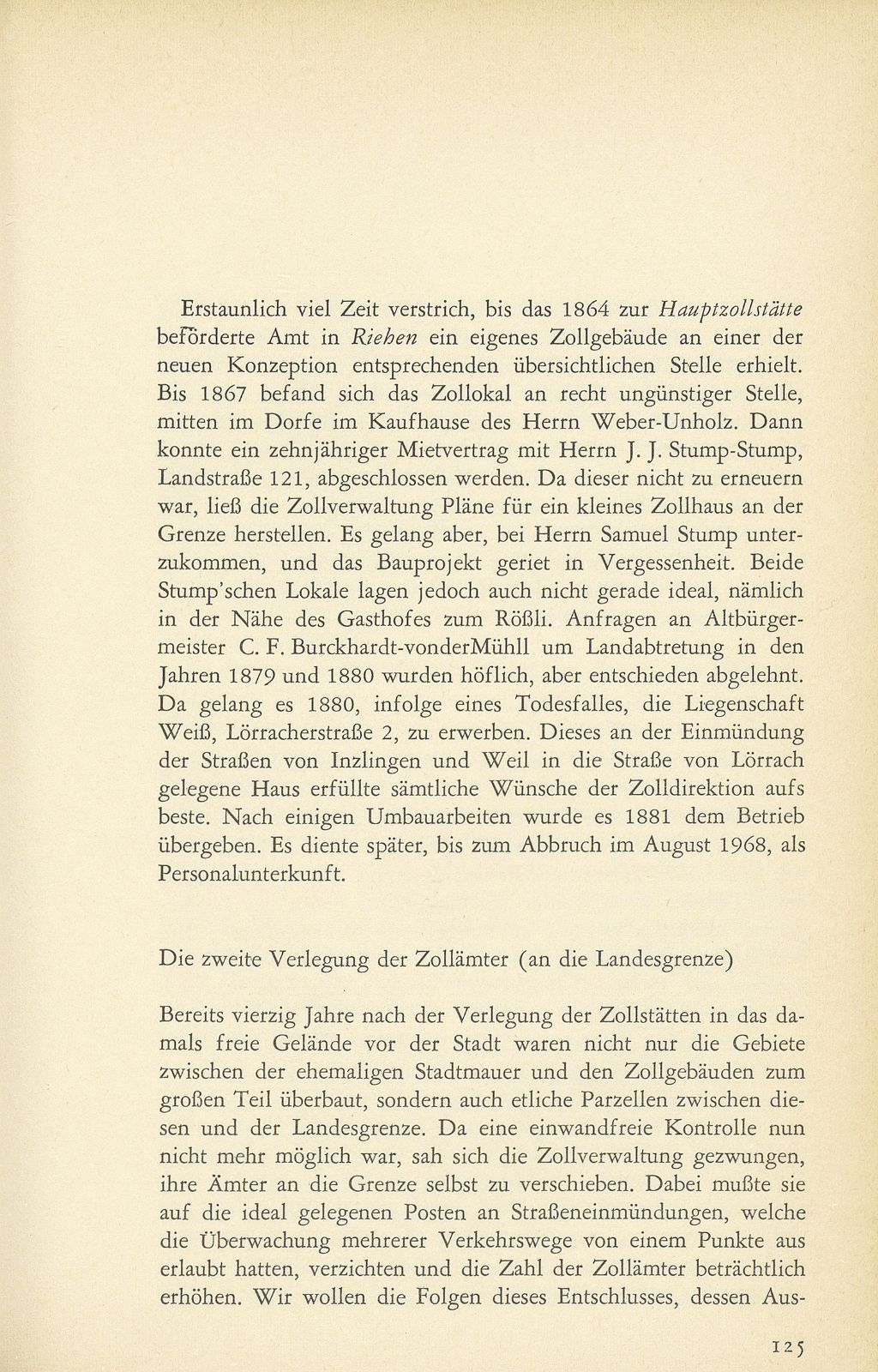 Die eidgenössischen Zollstätten im Kanton Basel-Stadt – Seite 11