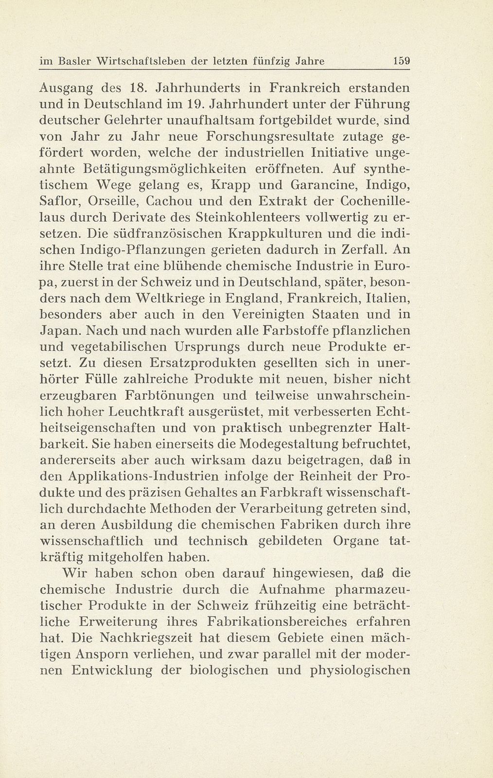 Seidenband, Schappe und Farbstoffe im Basler Wirtschaftsleben der letzten fünfzig Jahre – Seite 18