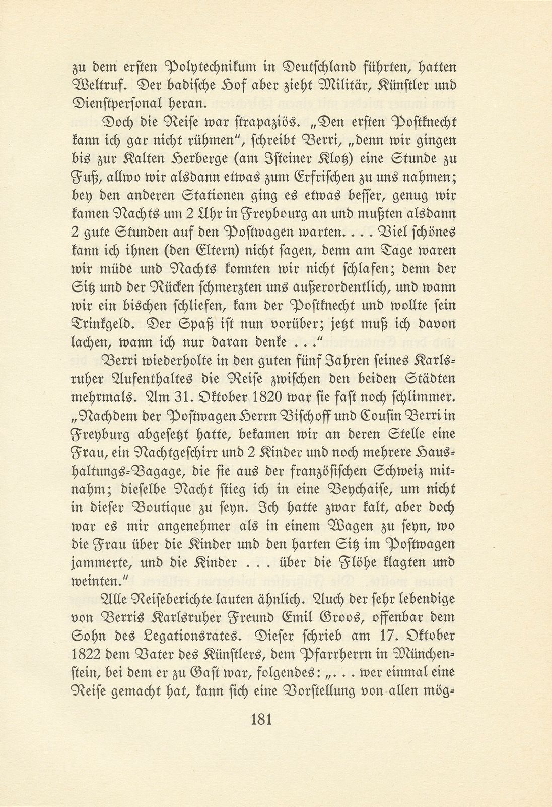 Melchior Berri. (Ein Beitrag zur Kultur des Spätklassizismus.) – Seite 3