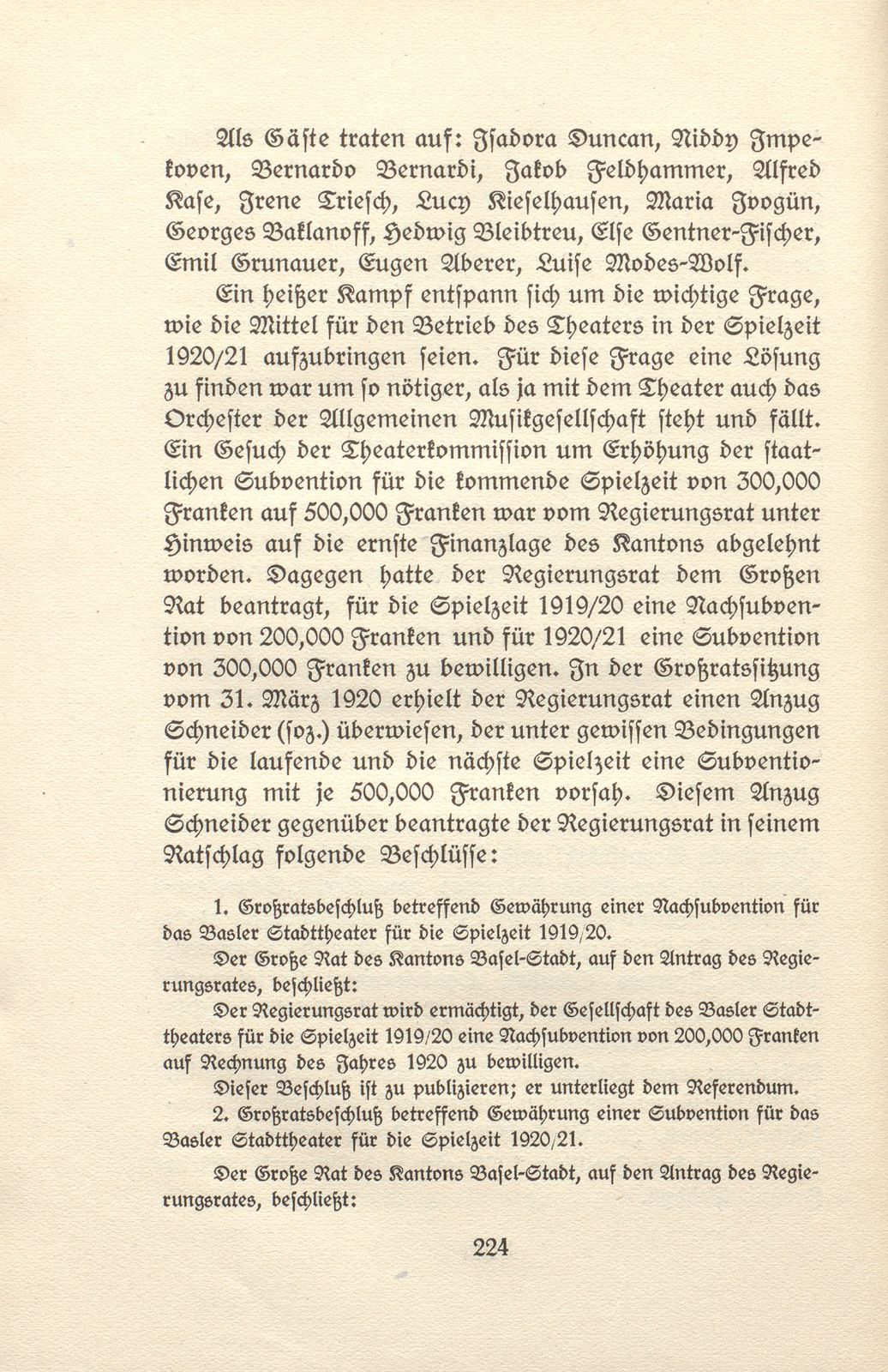 Das künstlerische Leben in Basel vom 1. November 1919 bis 31. Oktober 1920 – Seite 3