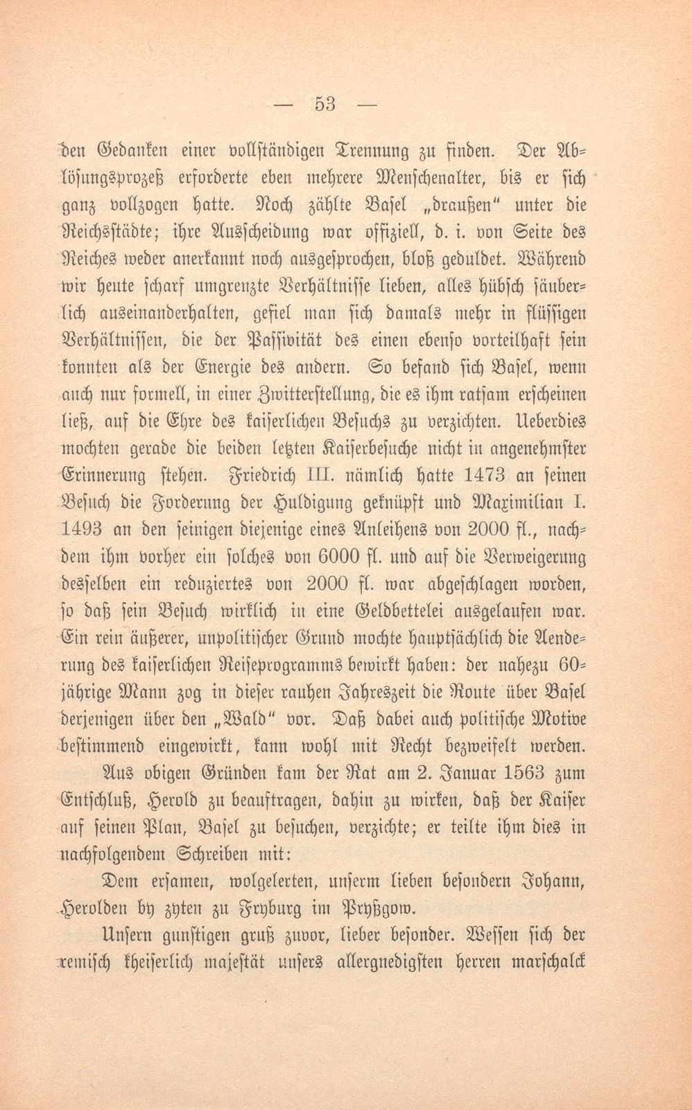 Der letzte offizielle Kaiserbesuch in Basel – Seite 5