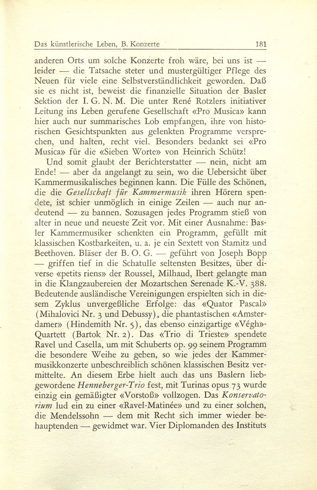 Das künstlerische Leben in Basel vom 1. Oktober 1947 bis 30. September 1948 – Seite 8