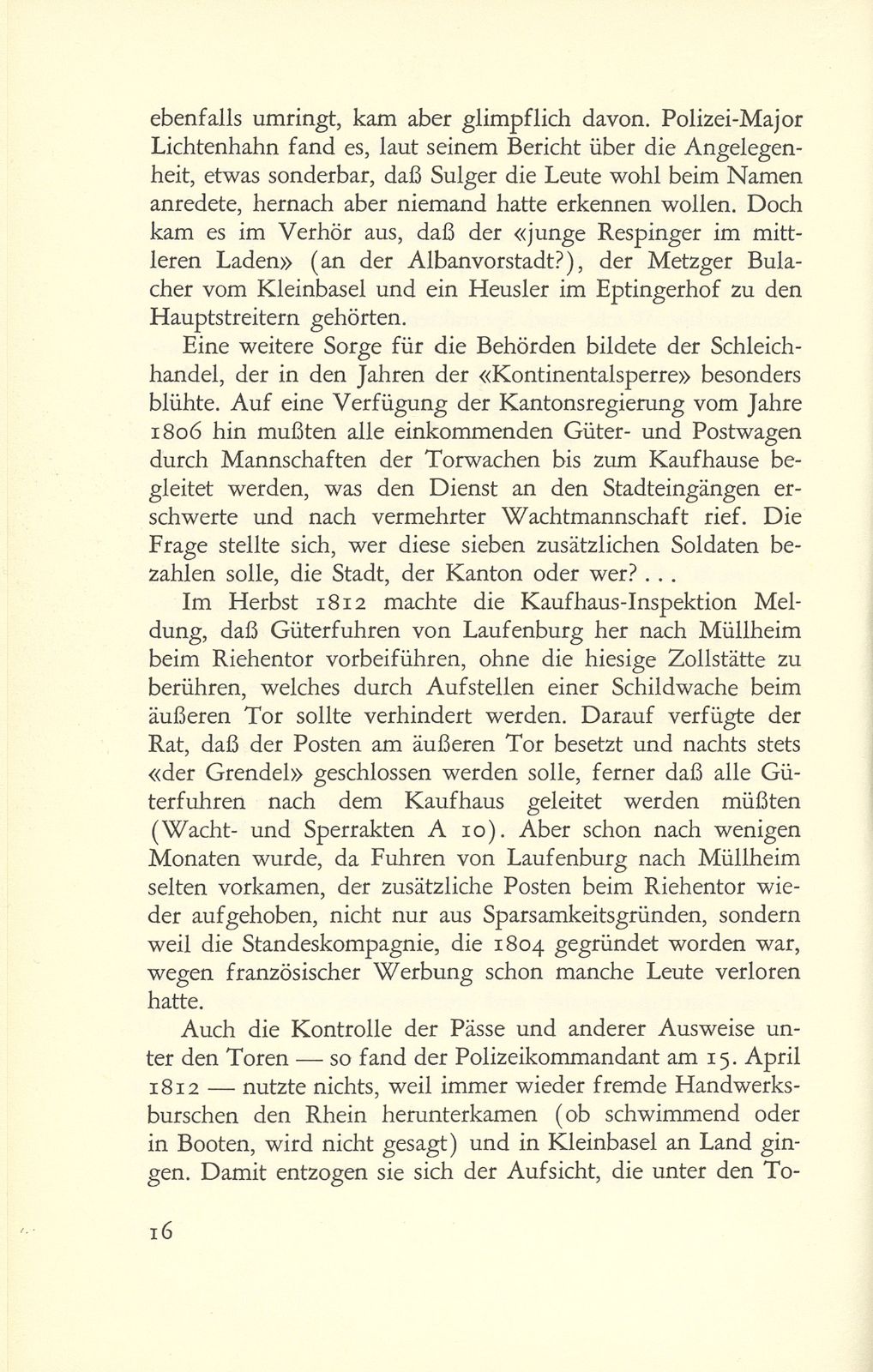 Die Basler Torsperren im 19. Jahrhundert – Seite 4