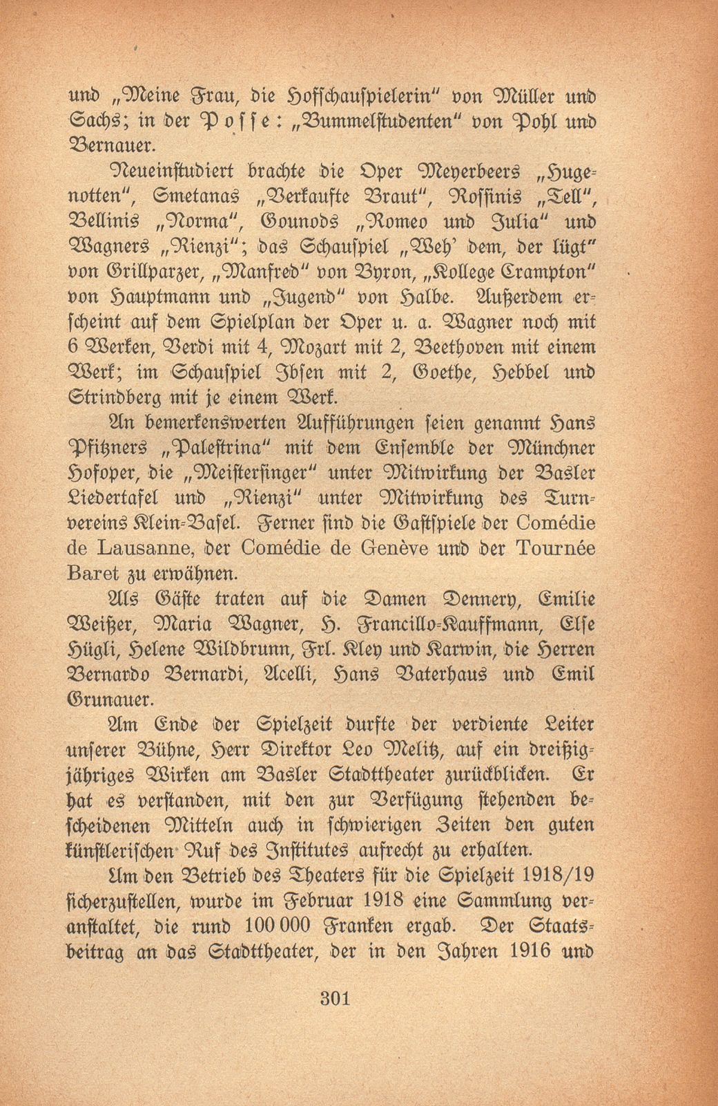 Das künstlerische Leben in Basel vom 1. November 1917 bis 31. Oktober 1918 – Seite 2