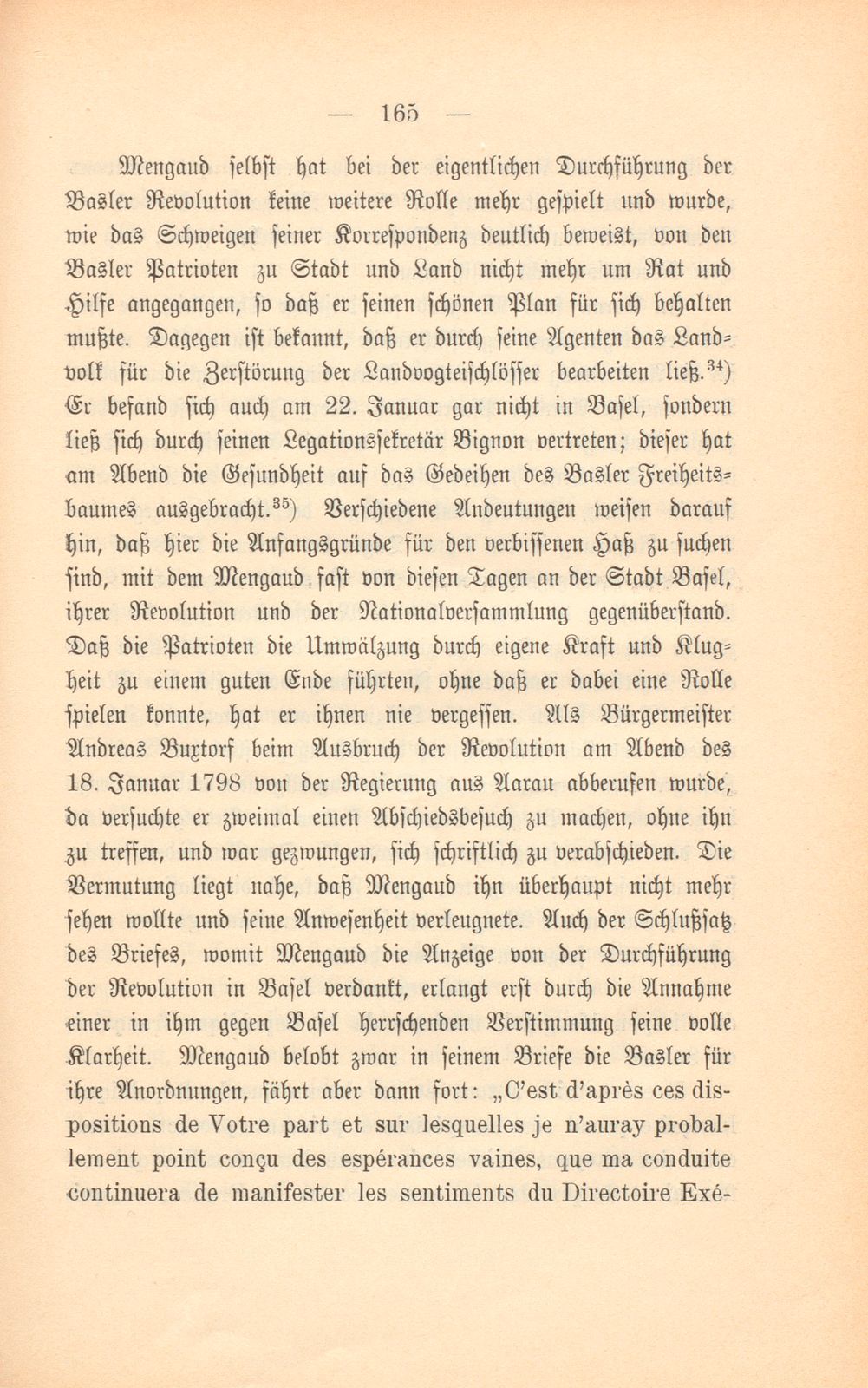 Mengaud und die Revolutionierung der Schweiz – Seite 30