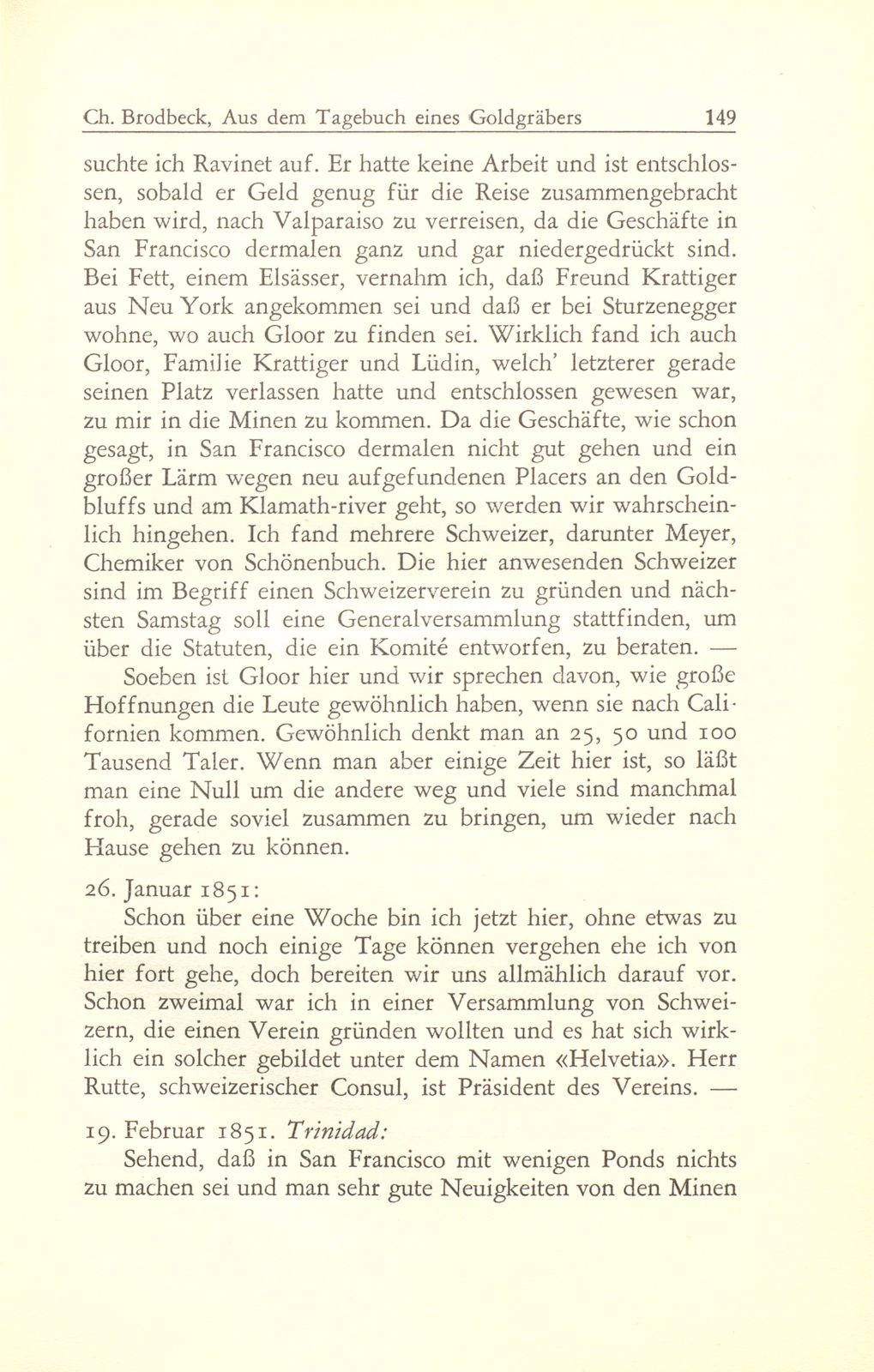 Aus dem Tagebuch eines Goldgräbers in Kalifornien [J. Chr. Brodbeck] – Seite 28