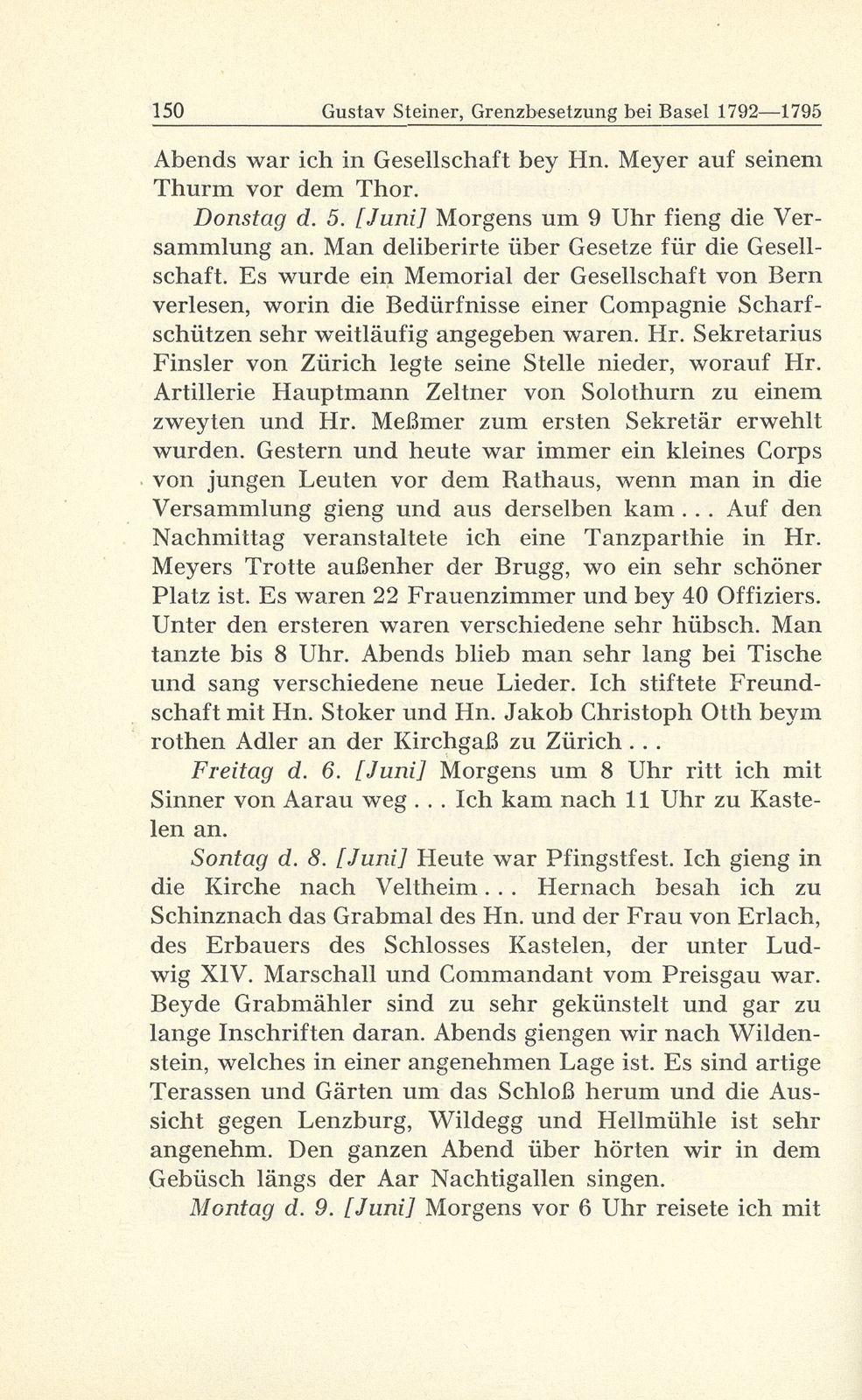 Grenzbesetzung bei Basel im Revolutionskrieg 1792-1795 – Seite 49