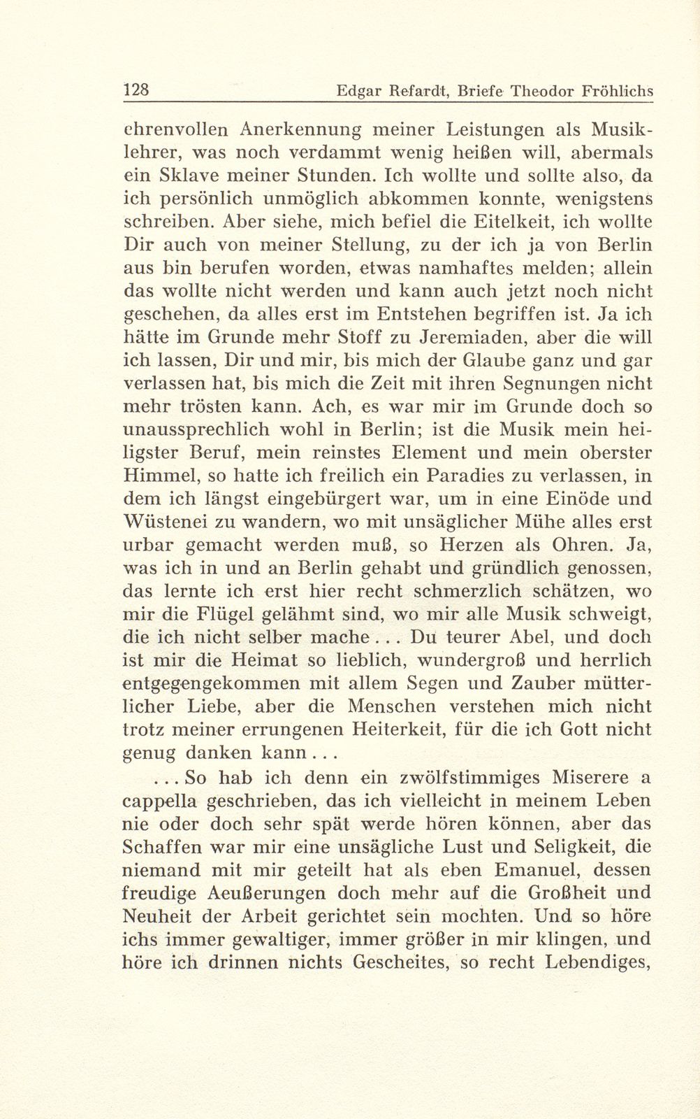 Aus Briefen Theodor Fröhlichs an Abel Burckhardt und Wilhelm Wackernagel – Seite 17