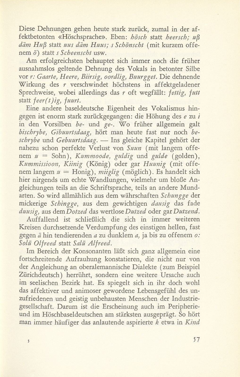 Vom heutigen Stand des Baseldeutschen – Seite 5