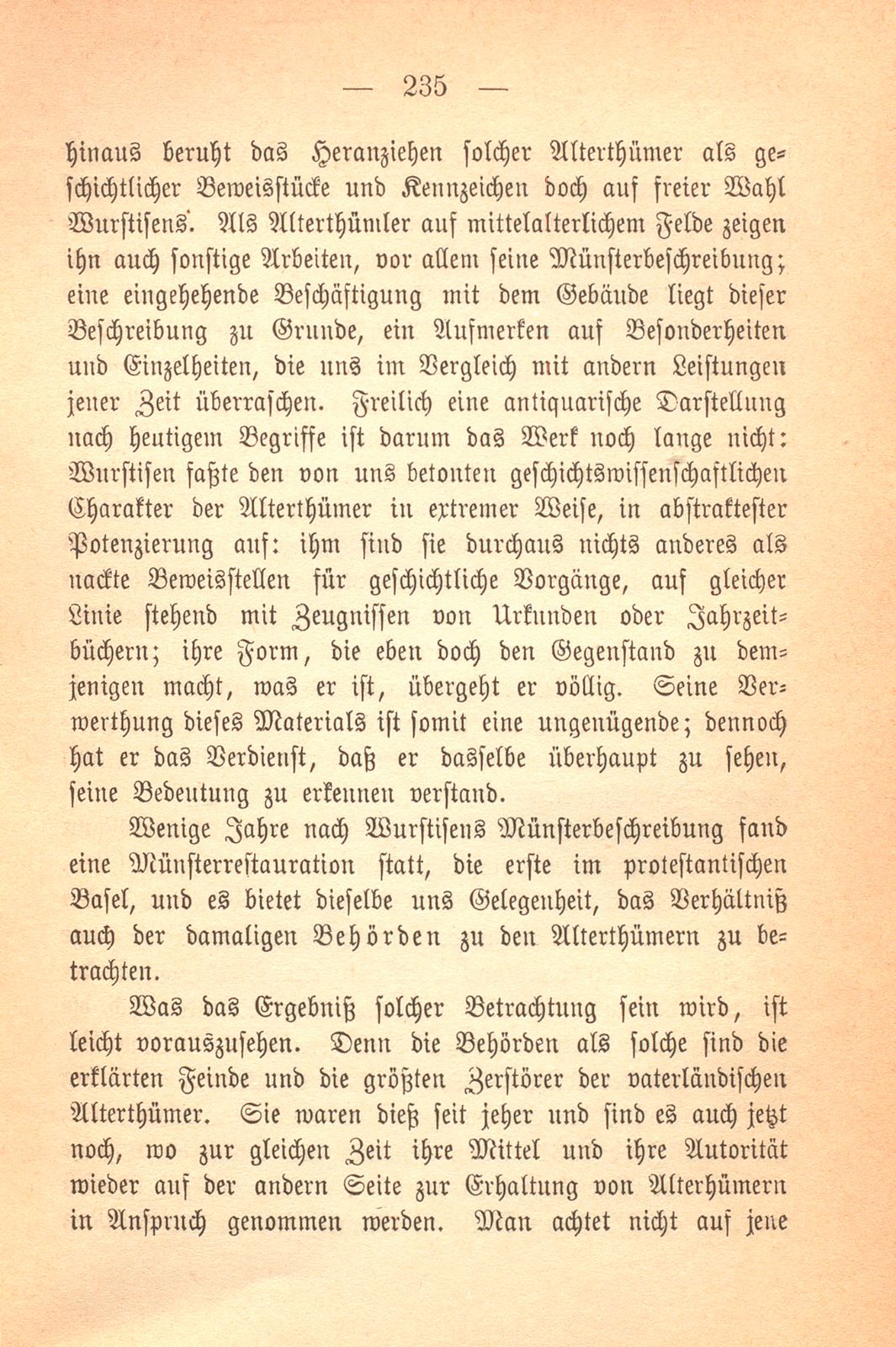 Die Erhaltung vaterländischer Alterthümer in Basel – Seite 11