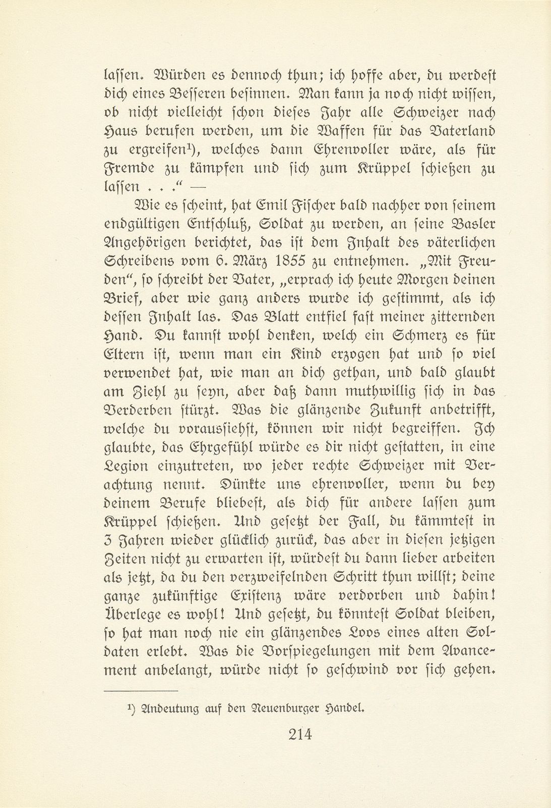 Emil Fischer-Miville als Unteroffizier in der französischen Fremdenlegion (1855-1858) – Seite 5