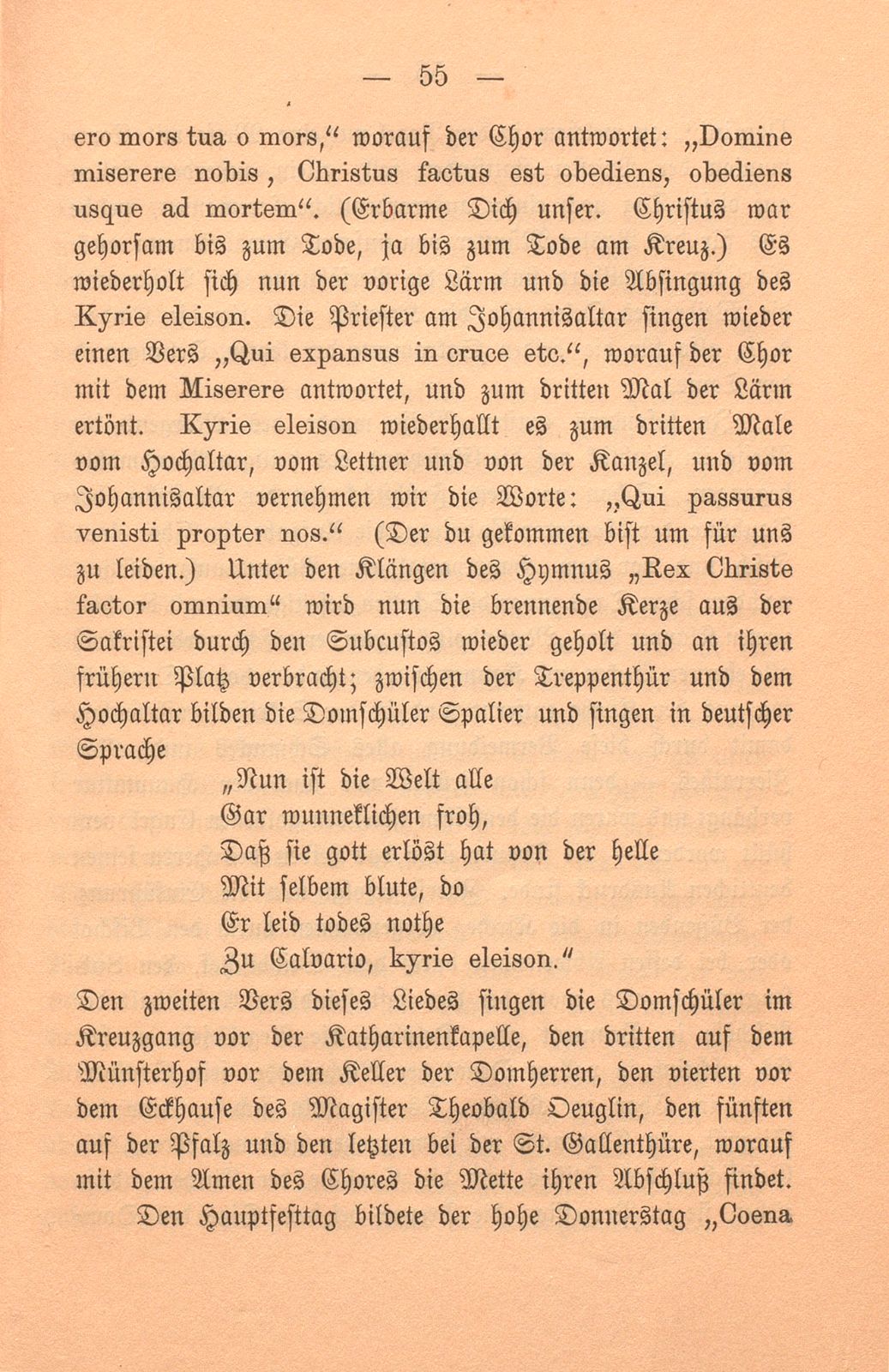 Eine Charwoche im alten Basler Münster – Seite 15