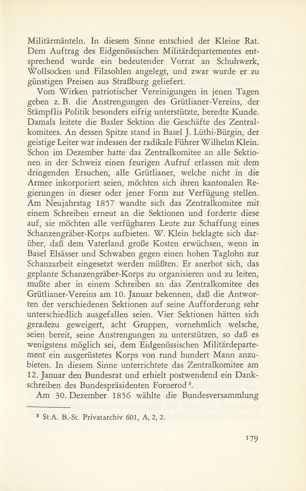 Der Neuenburger Handel (1856/57) und der Savoyerkonflikt (1860) in baslerischer Sicht – Seite 23