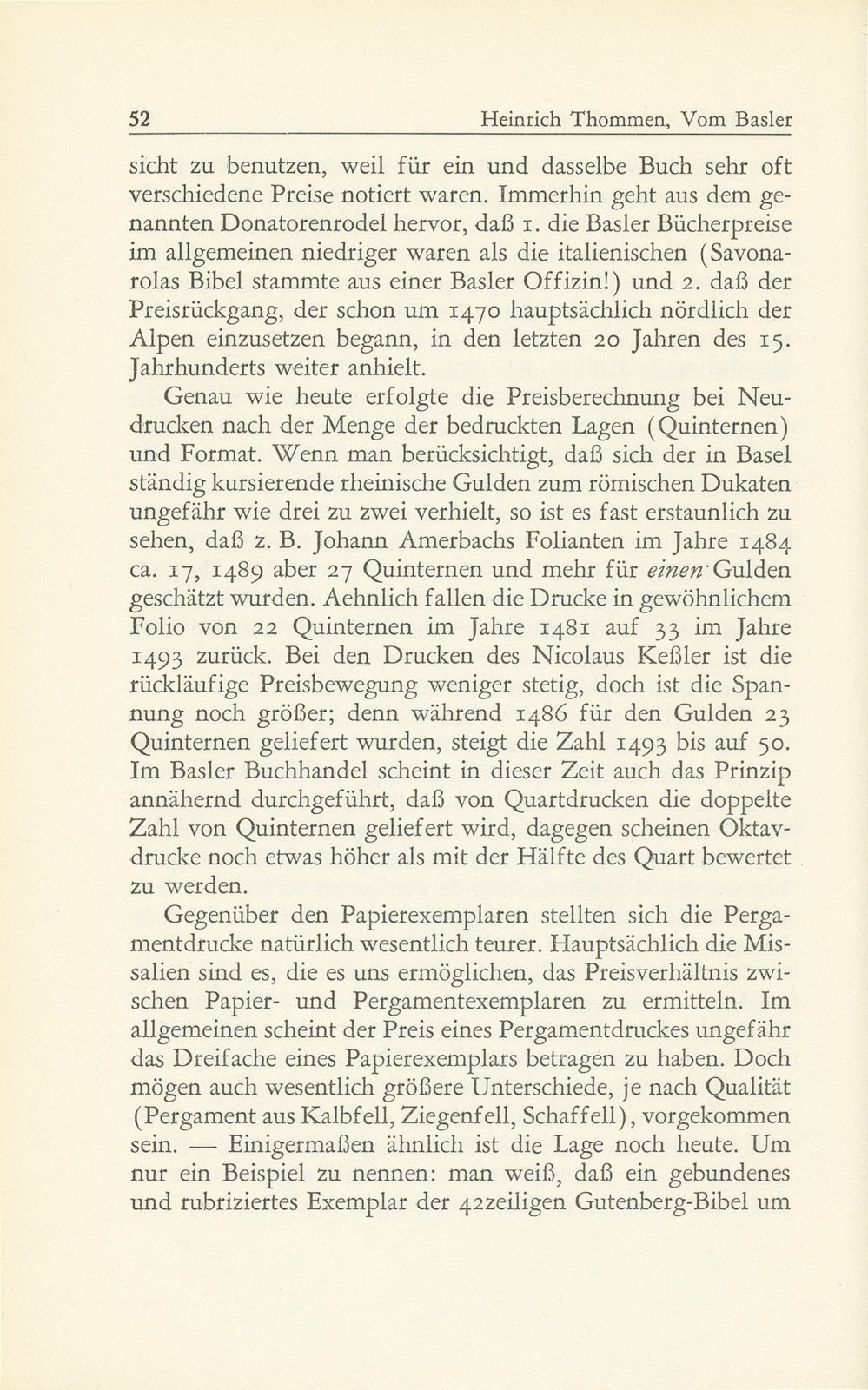 Vom Basler Buchdruck des 15. Jahrhunderts – Seite 23