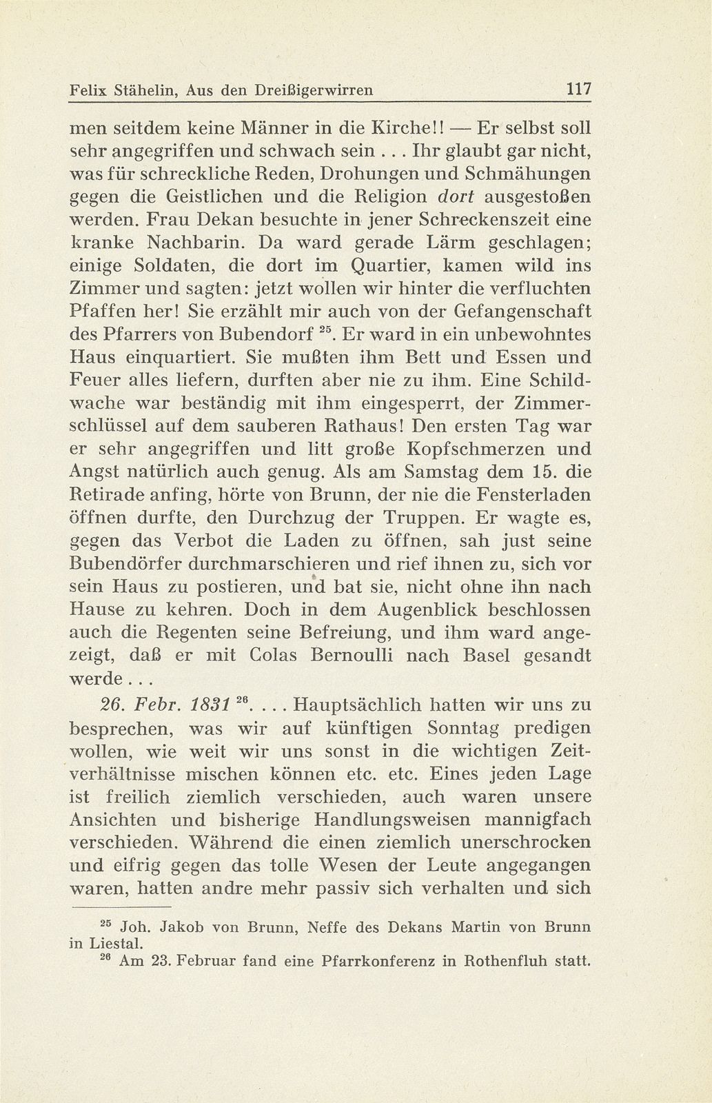 Erlebnisse und Bekenntnisse aus der Zeit der Dreissigerwirren [Gebrüder Stähelin] – Seite 15