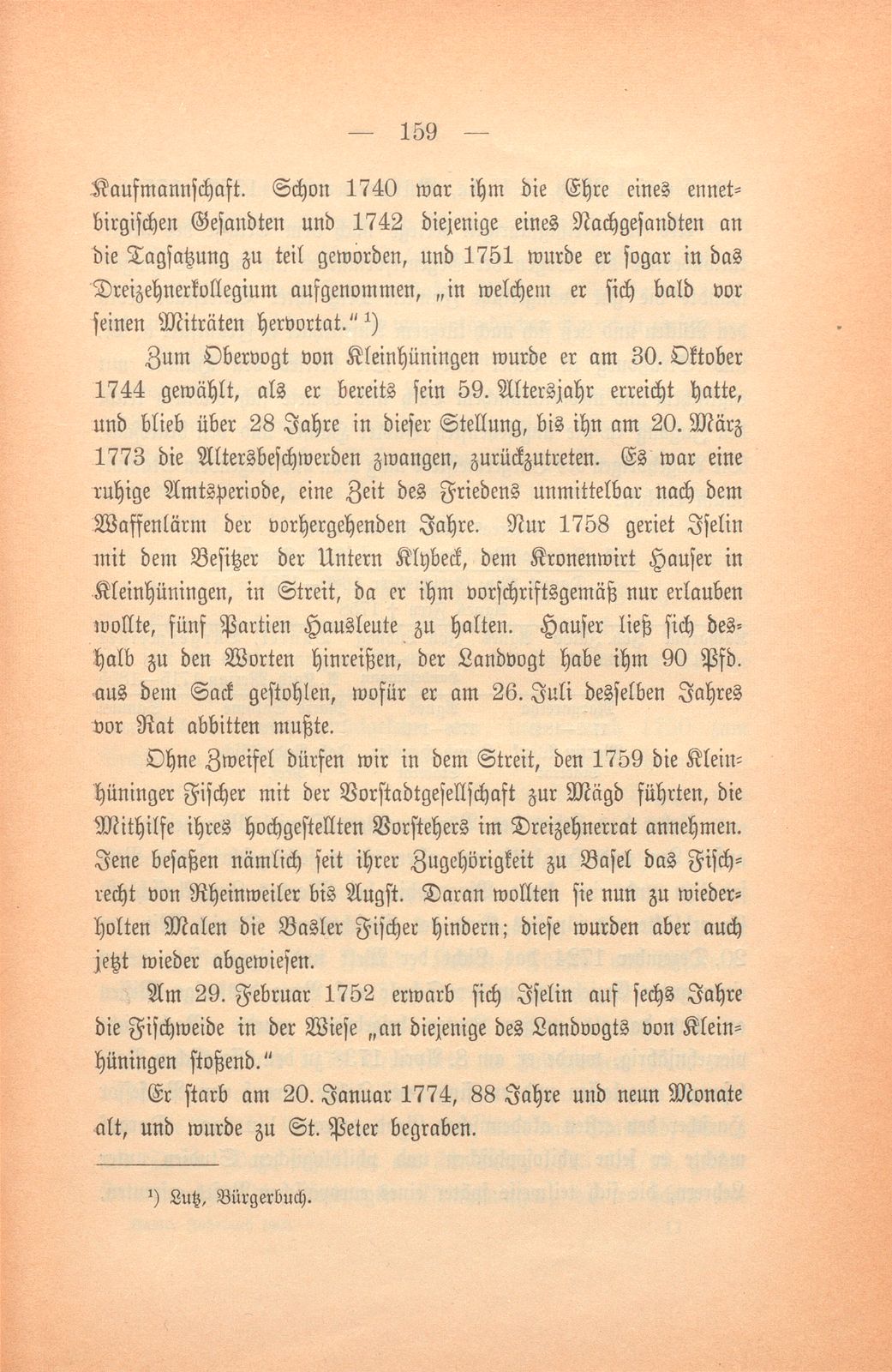 Stadt und Landschaft Basel in der zweiten Hälfte des 18. Jahrhunderts – Seite 36