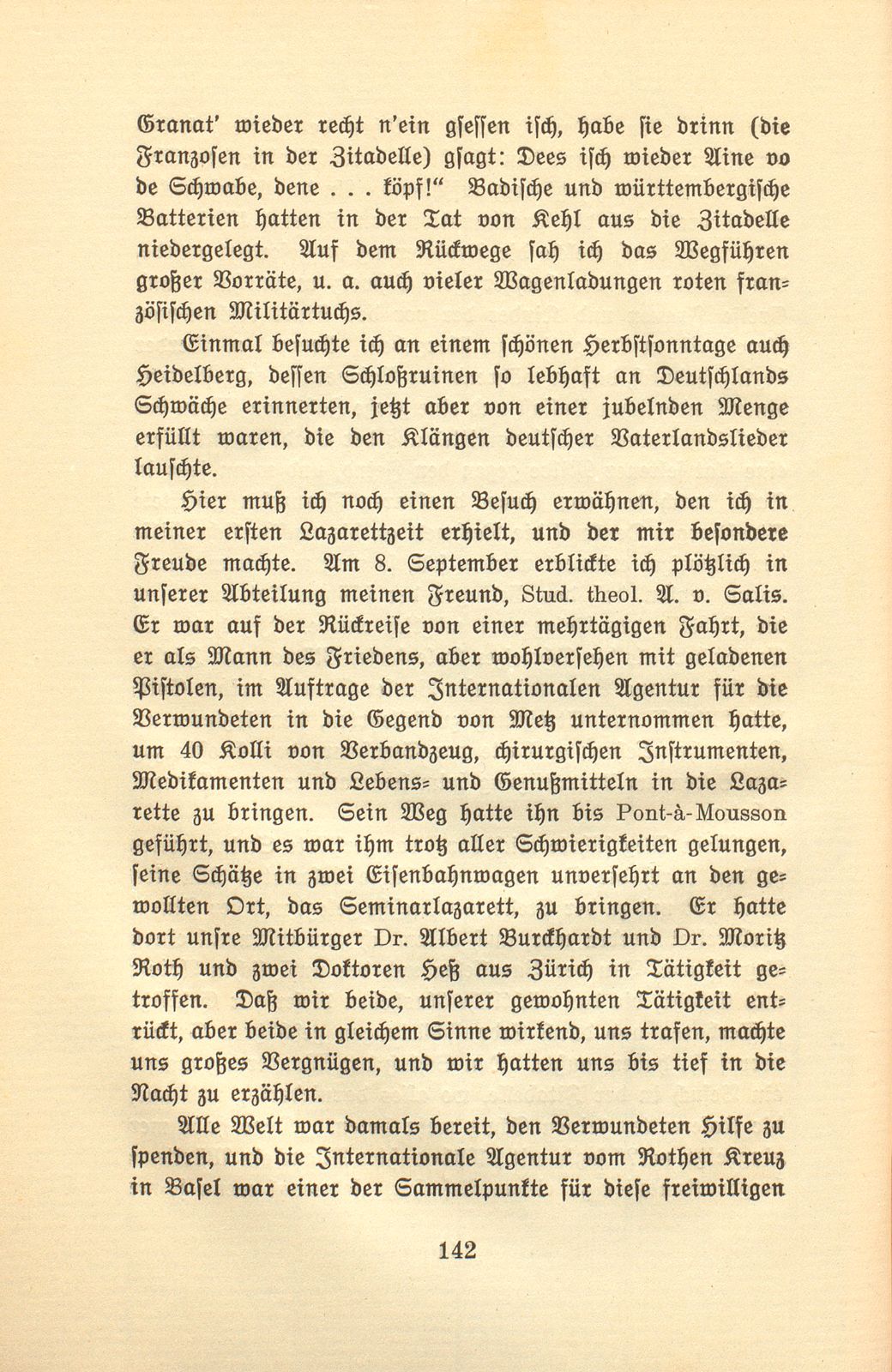 Lazaretterinnerungen aus dem Kriege 1870/71 – Seite 32