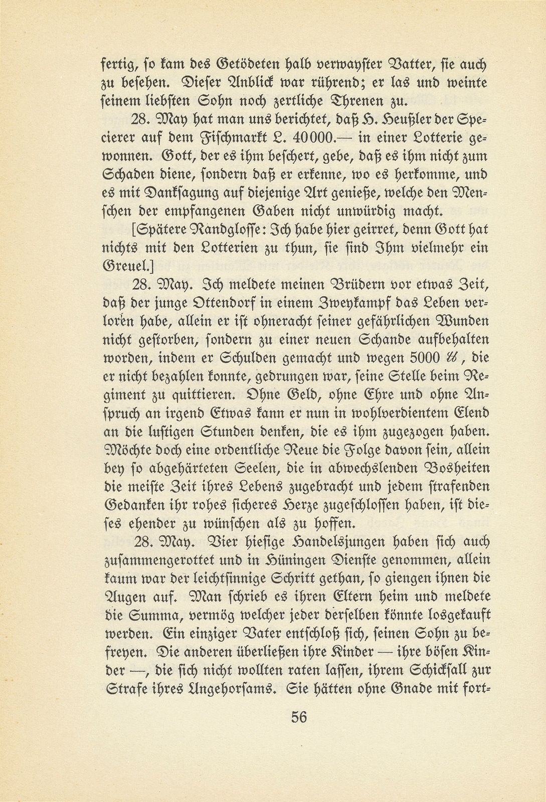 Streifzüge durch ein Notizbuch aus der Zopfzeit. [Emanuel Le Grand] – Seite 6